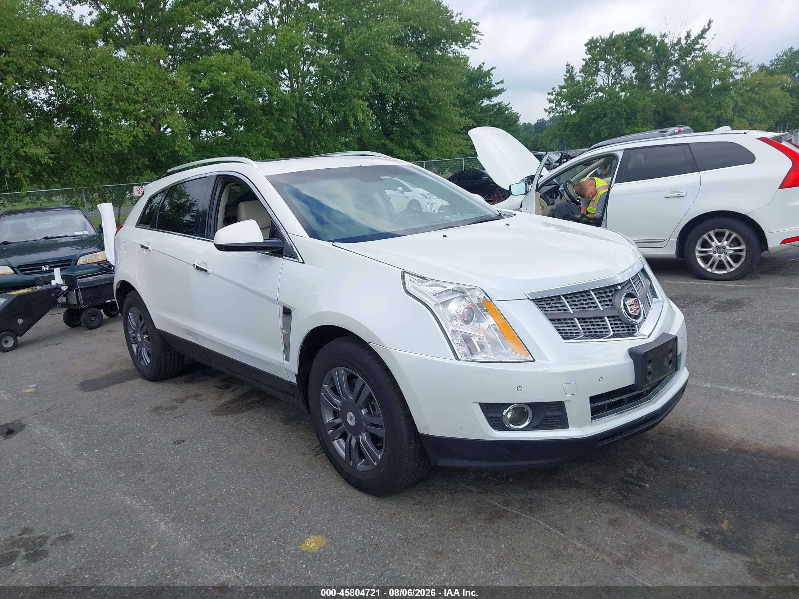 2011 Cadillac Srx Luxury Collection White vin: 3GYFNAEY0BS628808