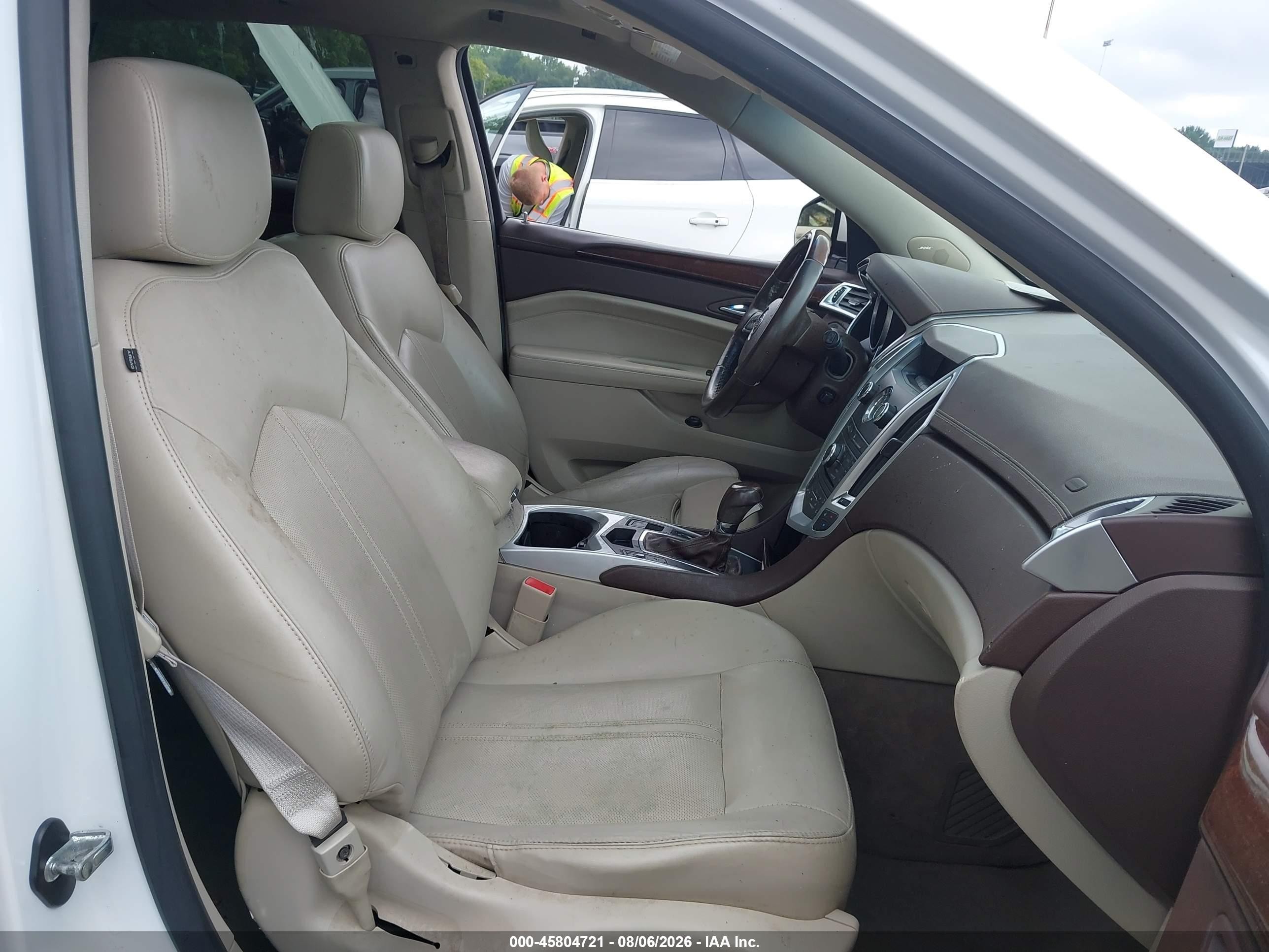 2011 Cadillac Srx Luxury Collection White vin: 3GYFNAEY0BS628808