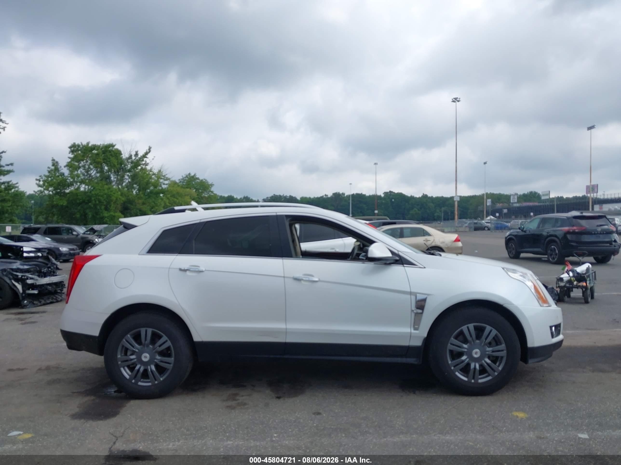 2011 Cadillac Srx Luxury Collection White vin: 3GYFNAEY0BS628808