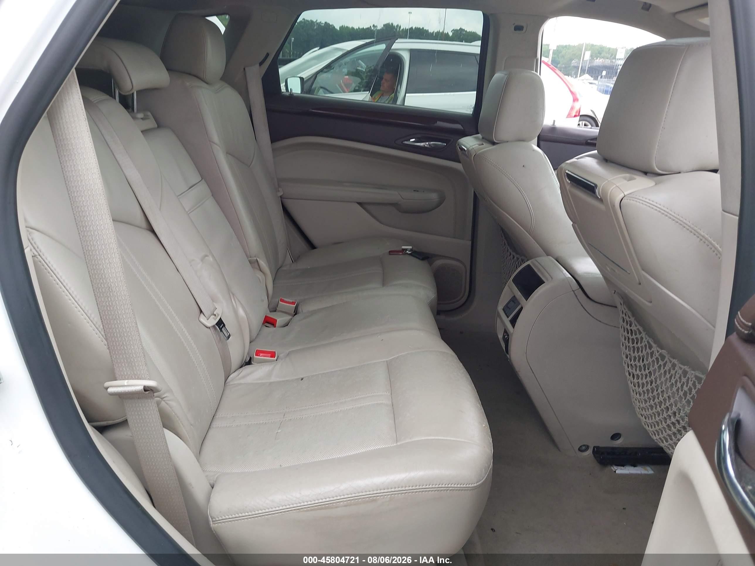 2011 Cadillac Srx Luxury Collection White vin: 3GYFNAEY0BS628808