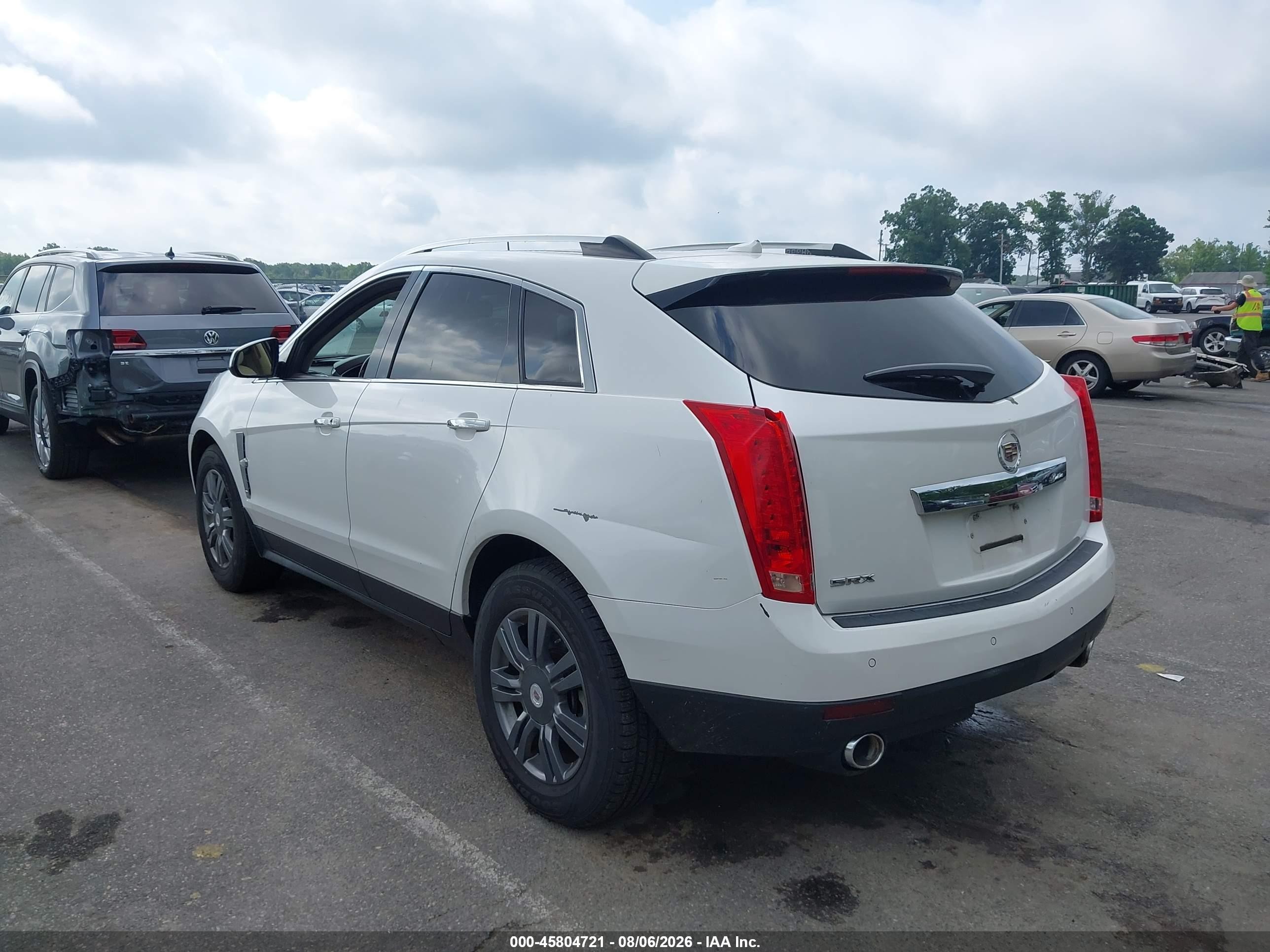 2011 Cadillac Srx Luxury Collection White vin: 3GYFNAEY0BS628808