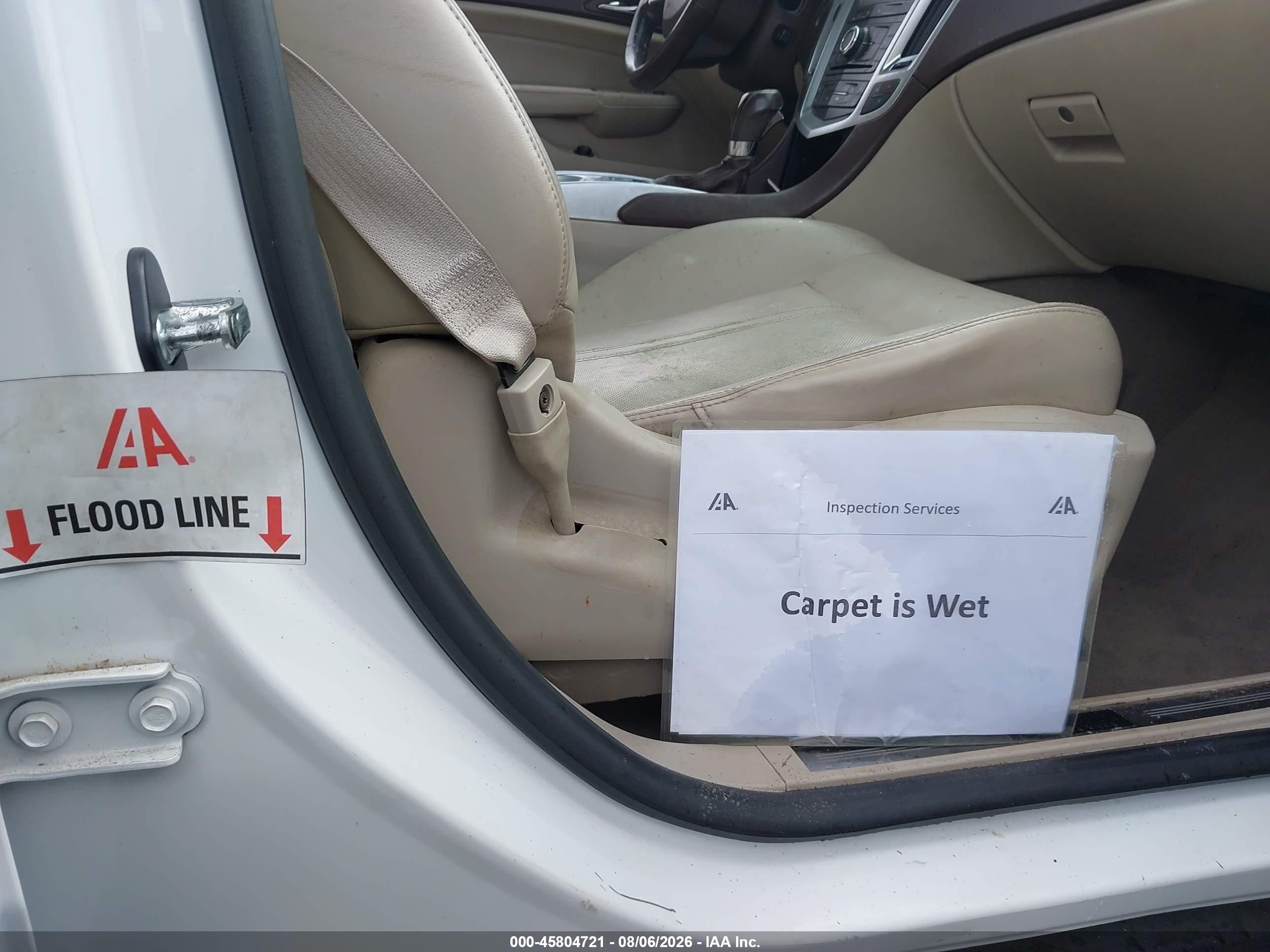 2011 Cadillac Srx Luxury Collection White vin: 3GYFNAEY0BS628808