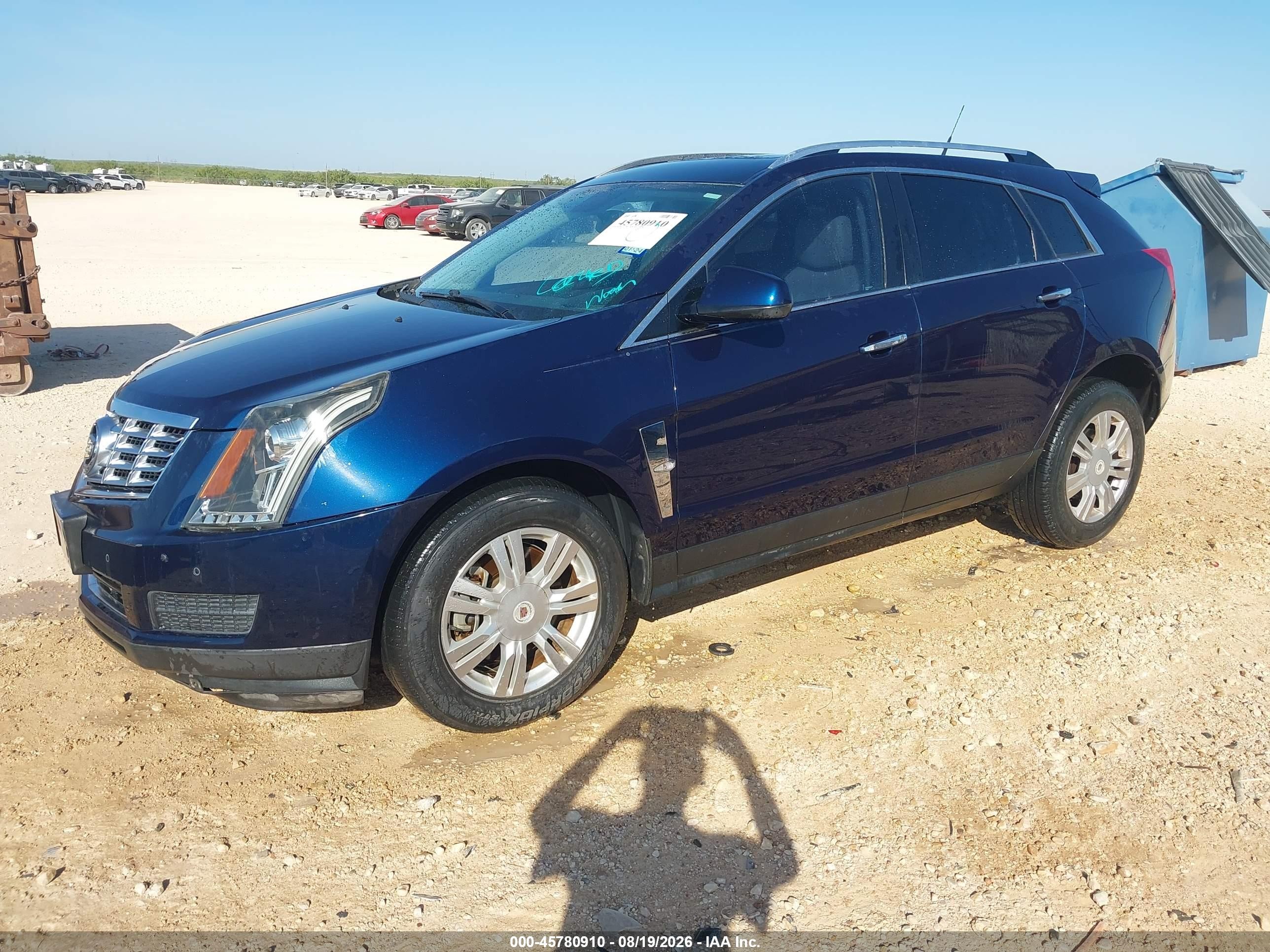 2010 Cadillac Srx Luxury Collection Blue vin: 3GYFNAEY1AS521927