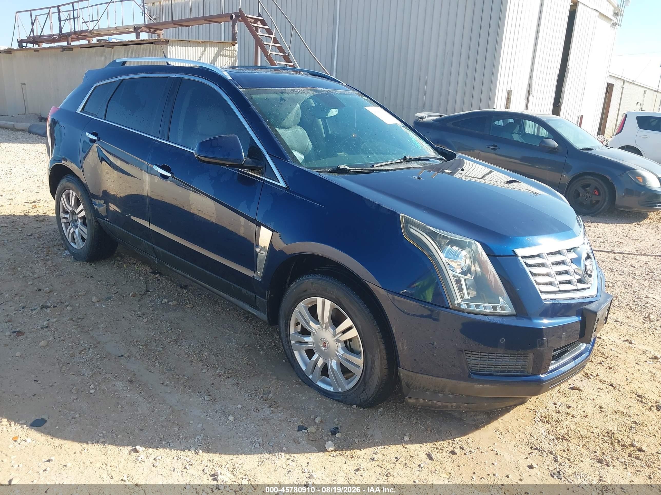 2010 Cadillac Srx Luxury Collection Blue vin: 3GYFNAEY1AS521927