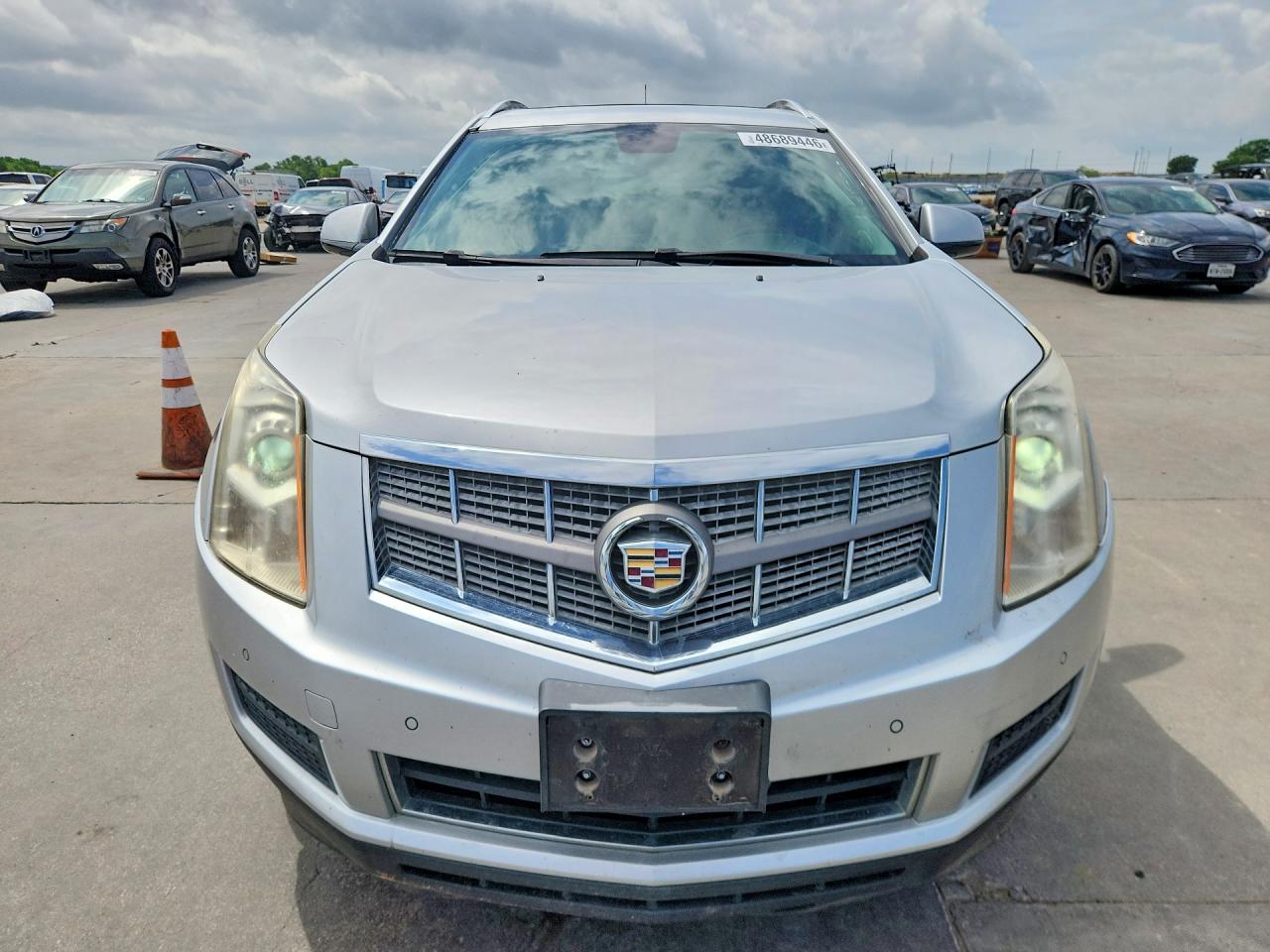 2010 Cadillac Srx Luxury Collection Silver vin: 3GYFNAEY1AS652047