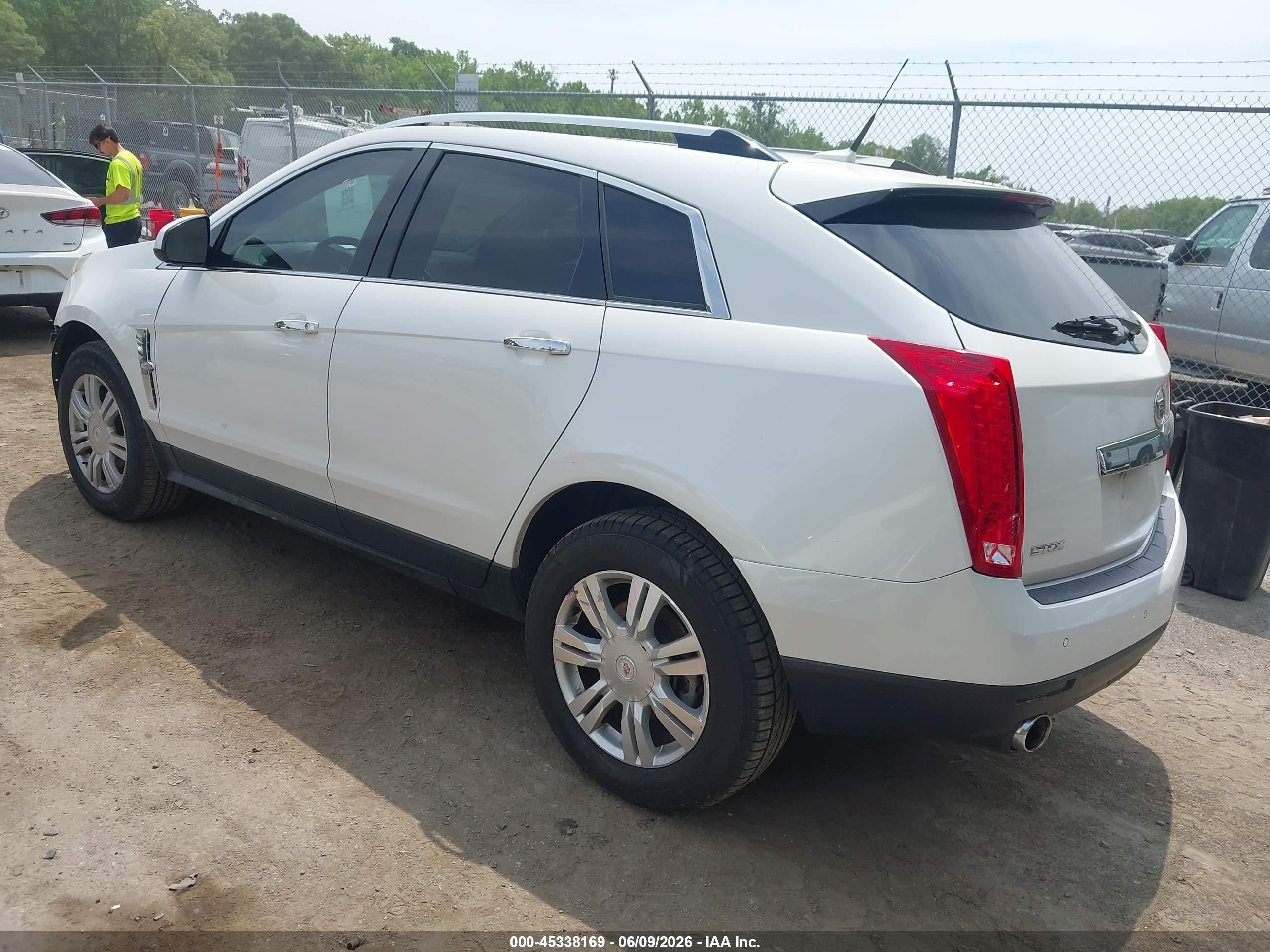 2010 Cadillac Srx Luxury Collection White vin: 3GYFNAEY1AS657149