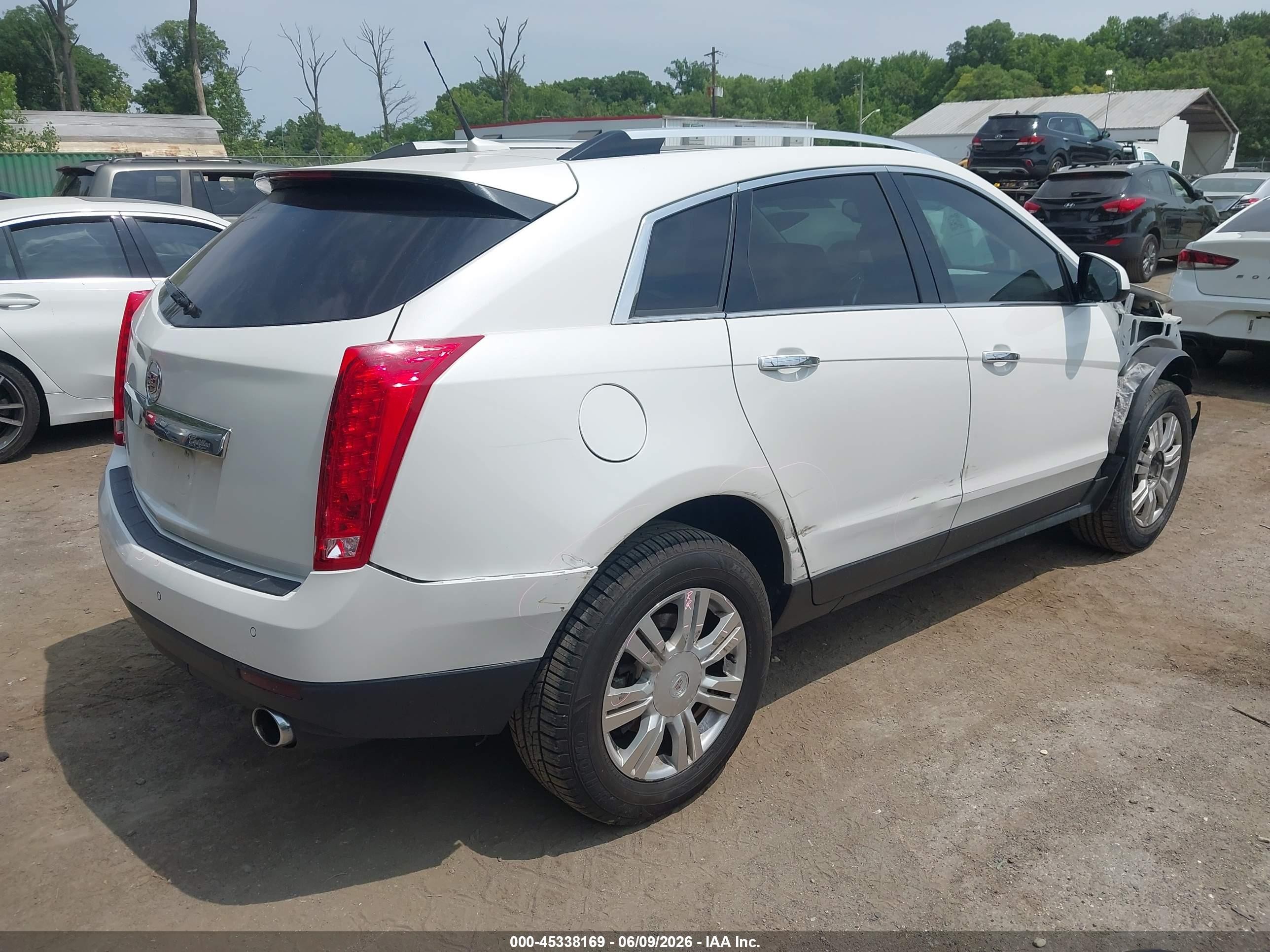 2010 Cadillac Srx Luxury Collection White vin: 3GYFNAEY1AS657149