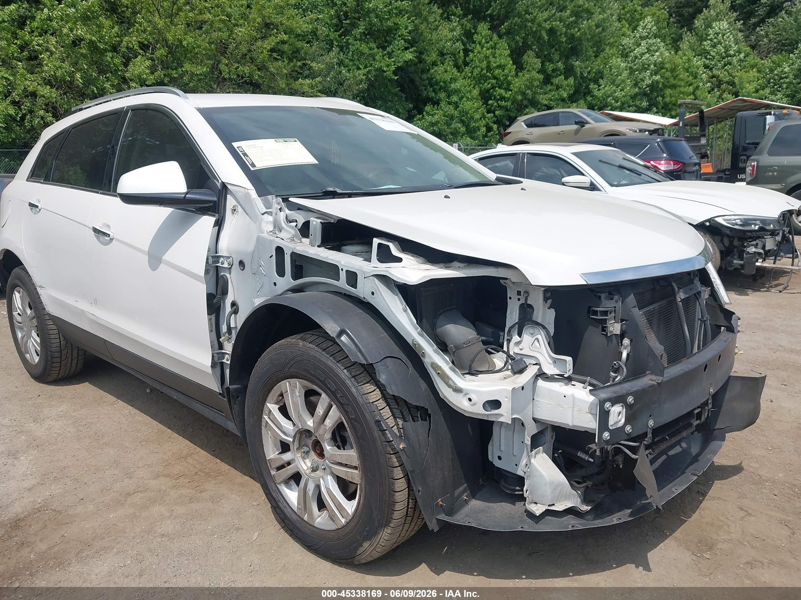 2010 Cadillac Srx Luxury Collection White vin: 3GYFNAEY1AS657149