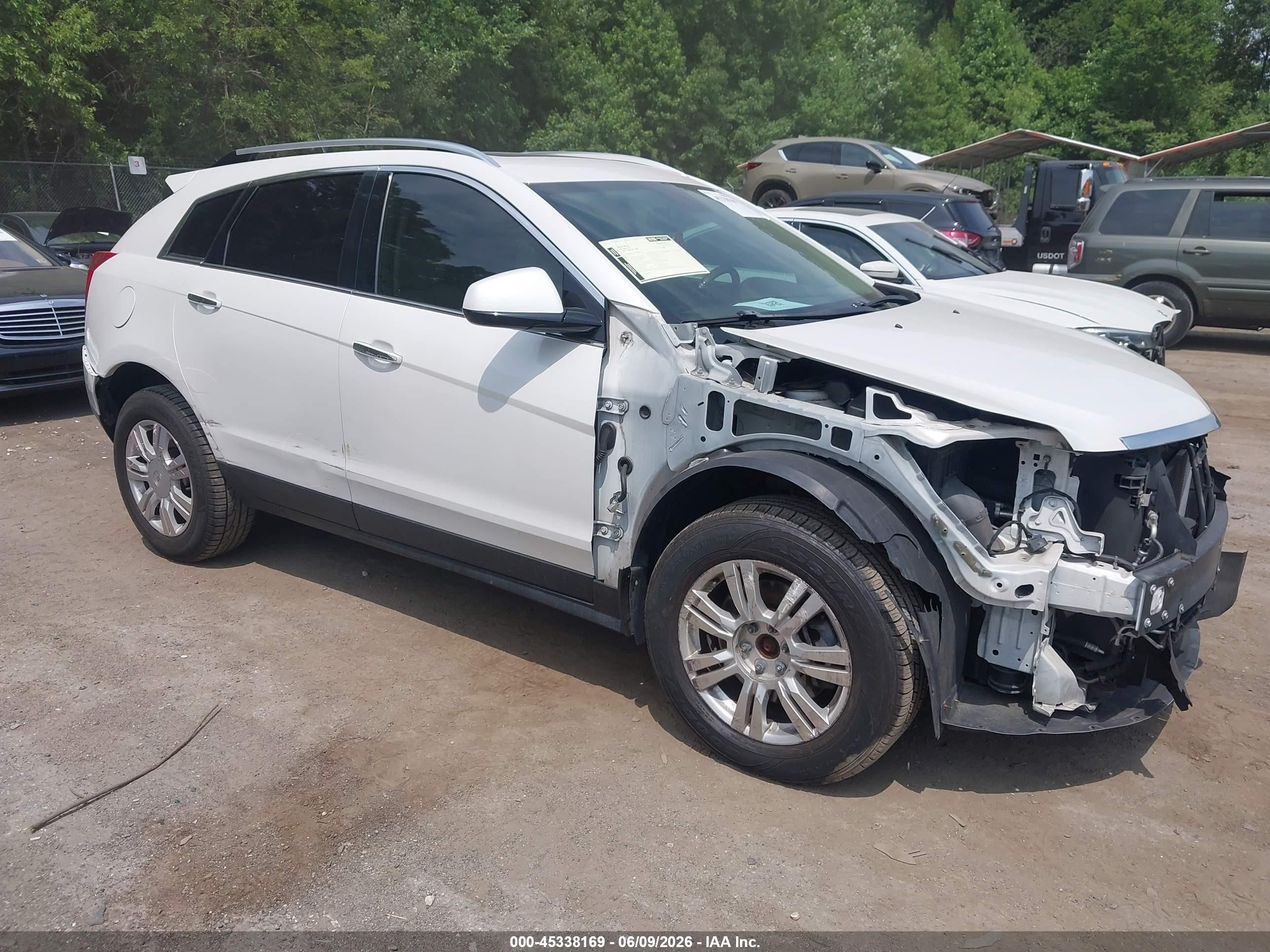 2010 Cadillac Srx Luxury Collection White vin: 3GYFNAEY1AS657149