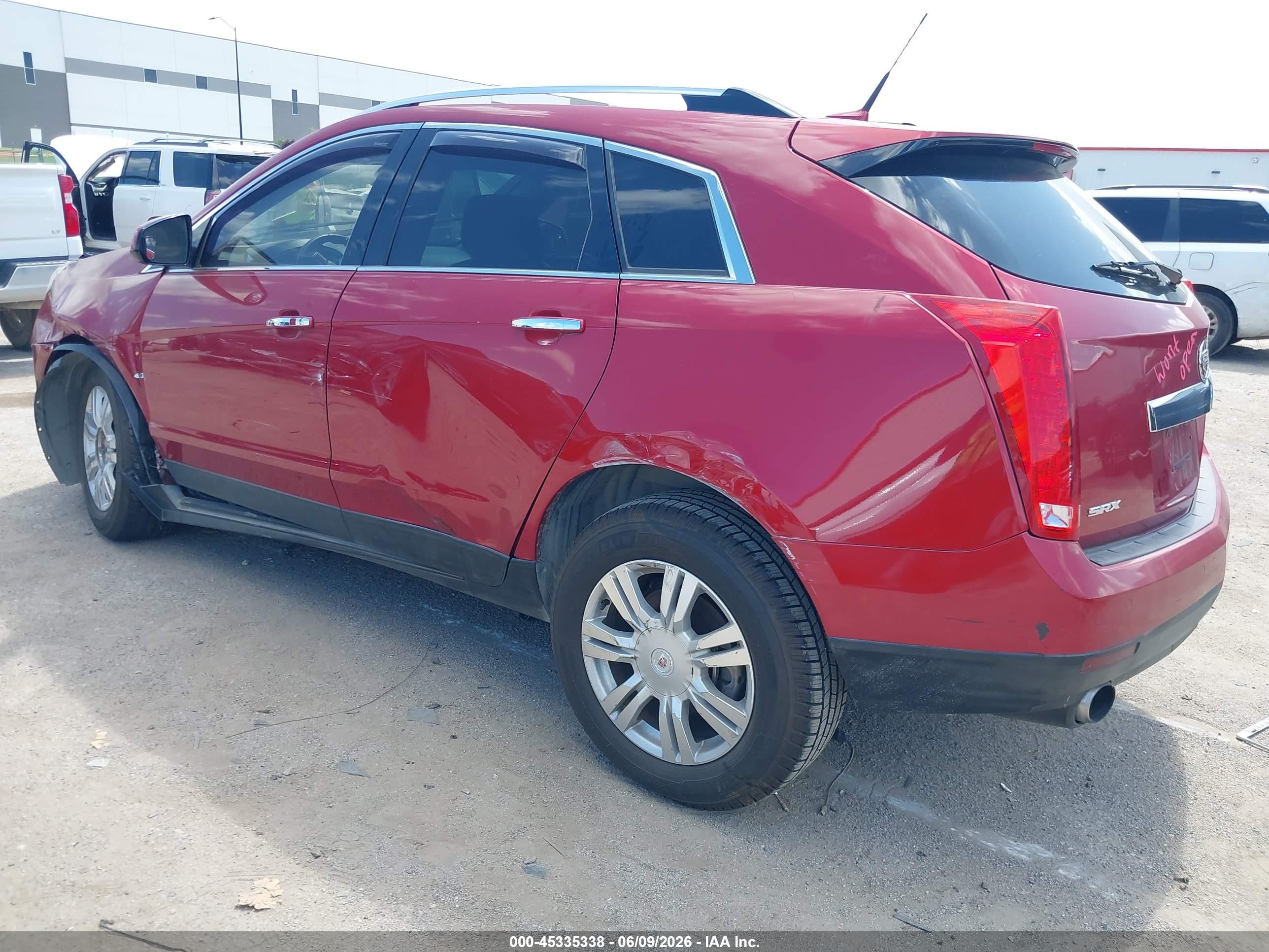 2011 Cadillac Srx Luxury Collection Red vin: 3GYFNAEY1BS529107