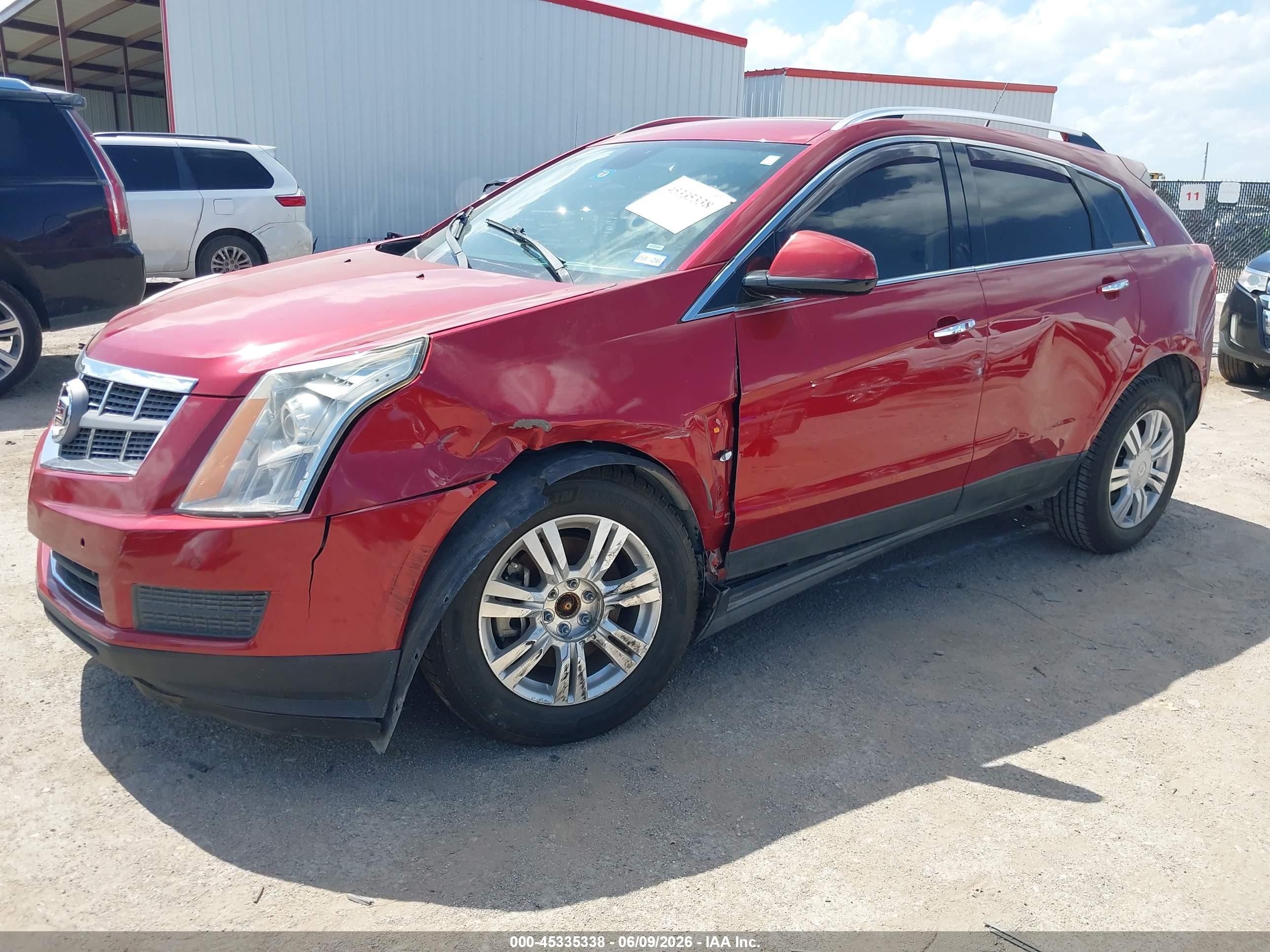 2011 Cadillac Srx Luxury Collection Red vin: 3GYFNAEY1BS529107