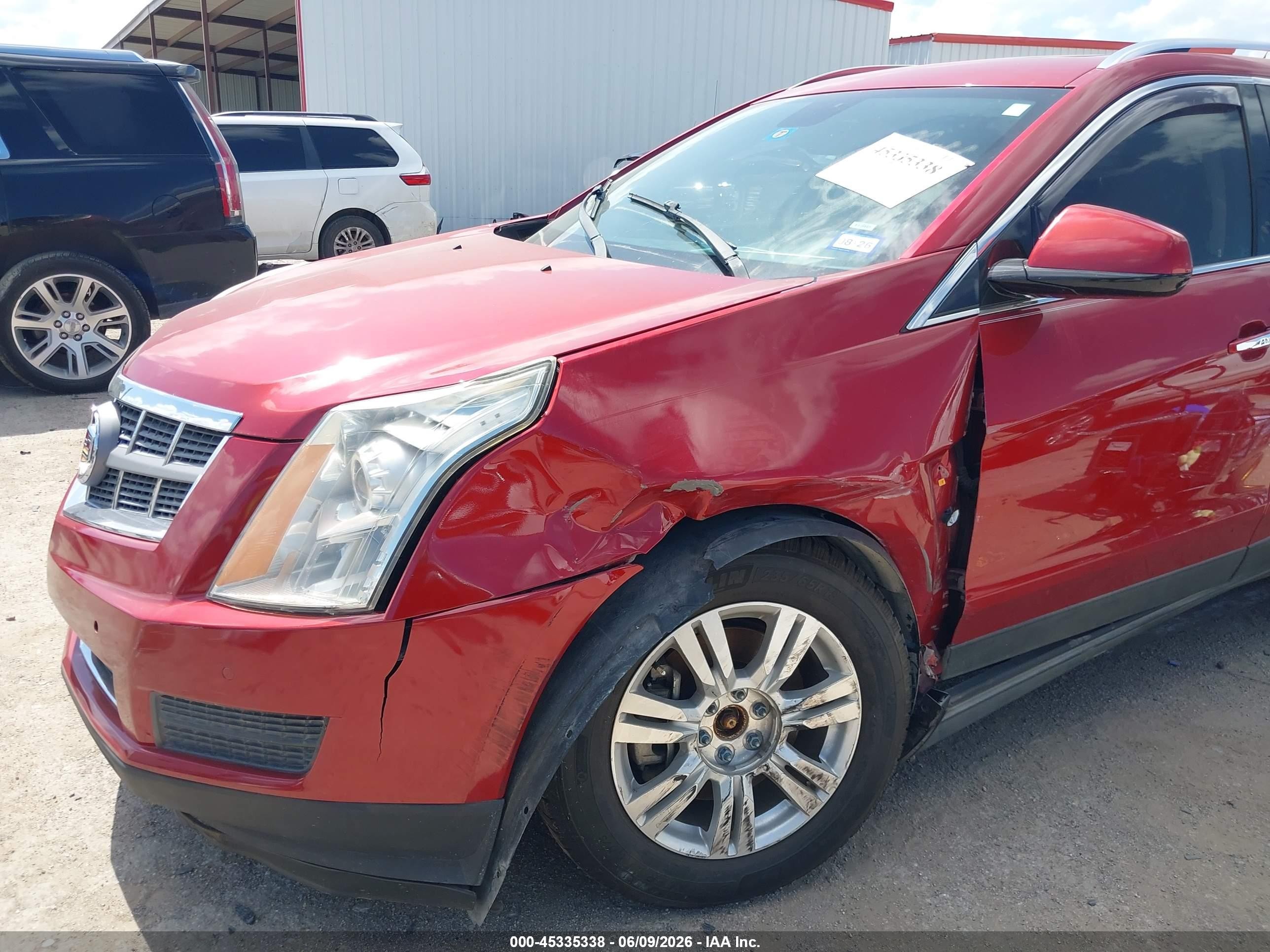 2011 Cadillac Srx Luxury Collection Red vin: 3GYFNAEY1BS529107