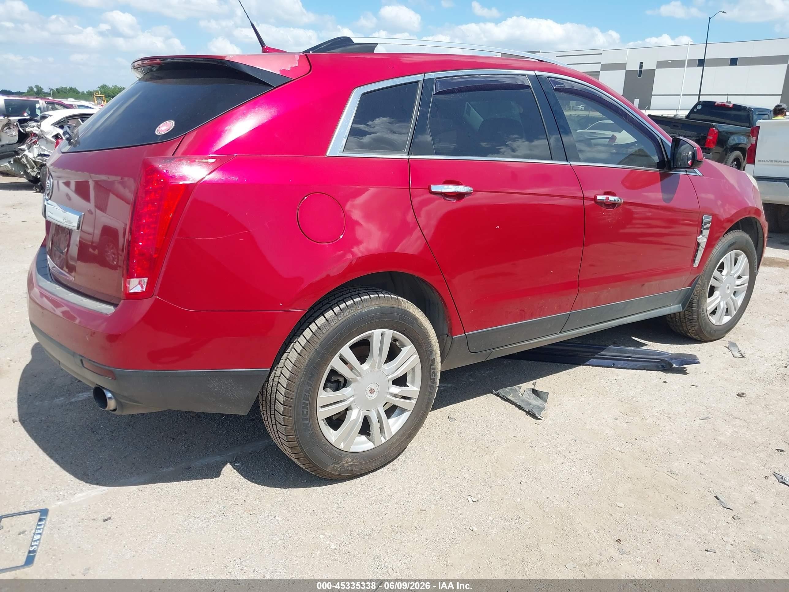 2011 Cadillac Srx Luxury Collection Red vin: 3GYFNAEY1BS529107