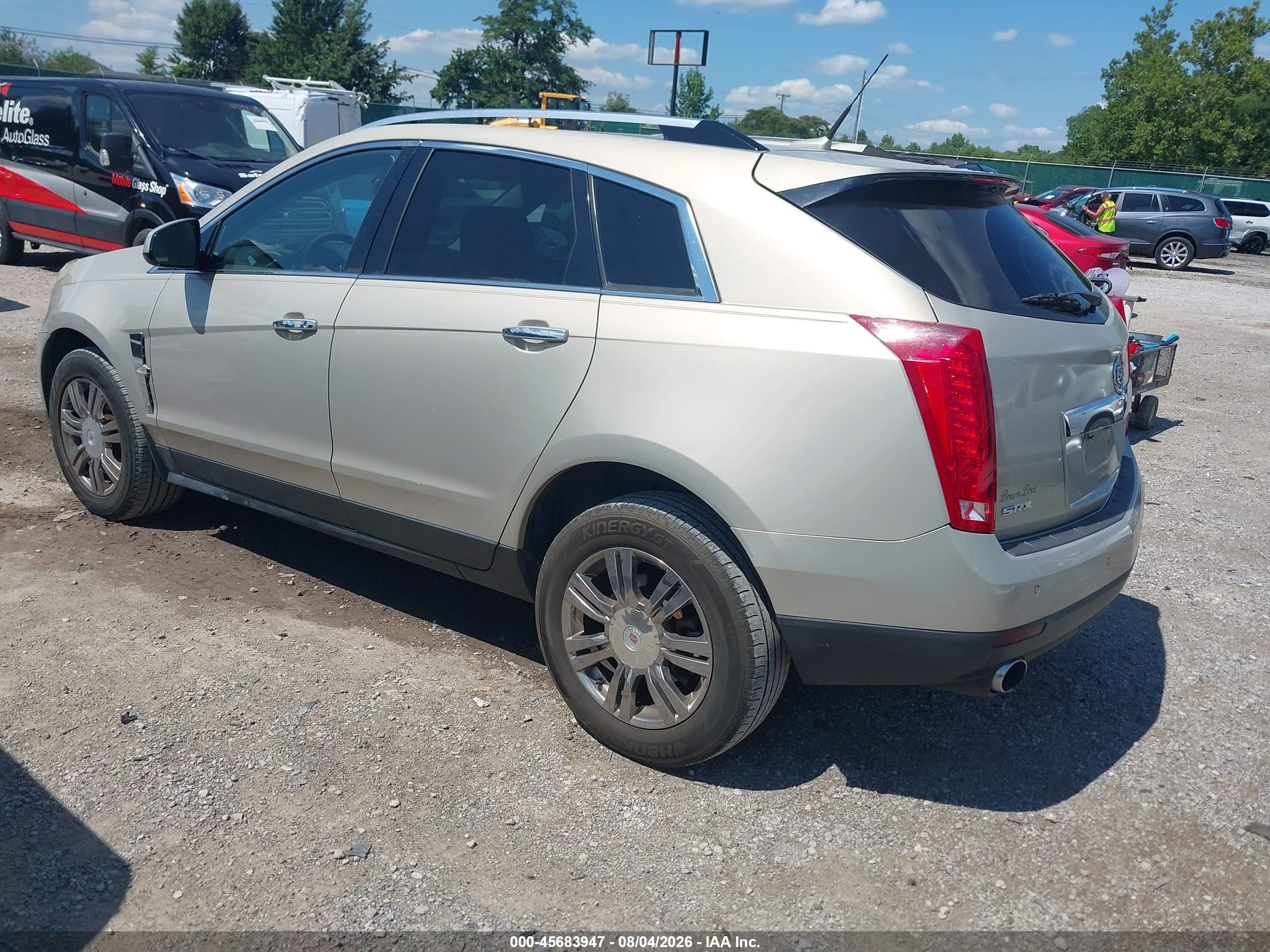 2011 Cadillac Srx Luxury Collection Cream vin: 3GYFNAEY1BS547199