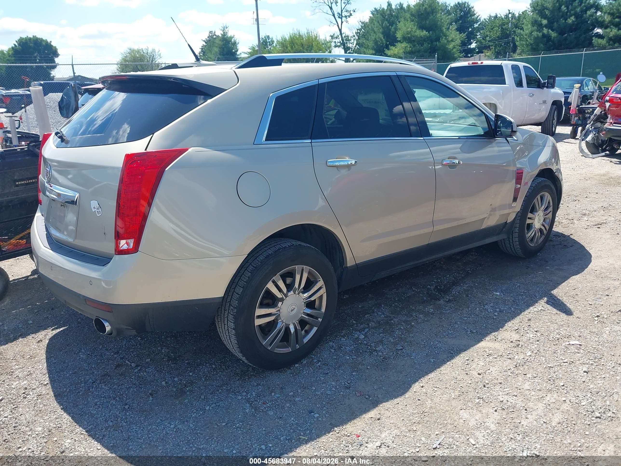 2011 Cadillac Srx Luxury Collection Cream vin: 3GYFNAEY1BS547199