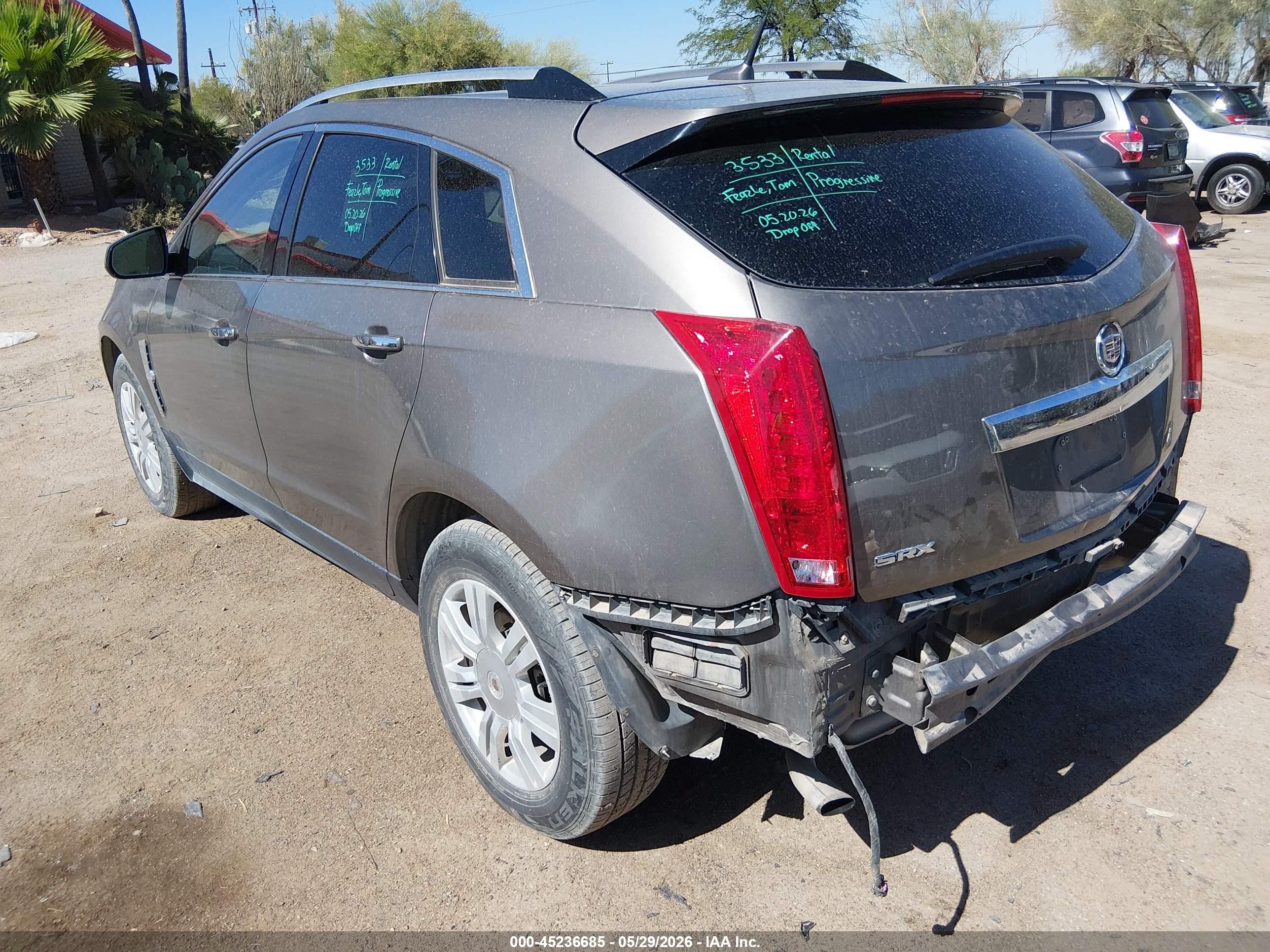 2011 Cadillac Srx Luxury Collection Beige vin: 3GYFNAEY1BS649084