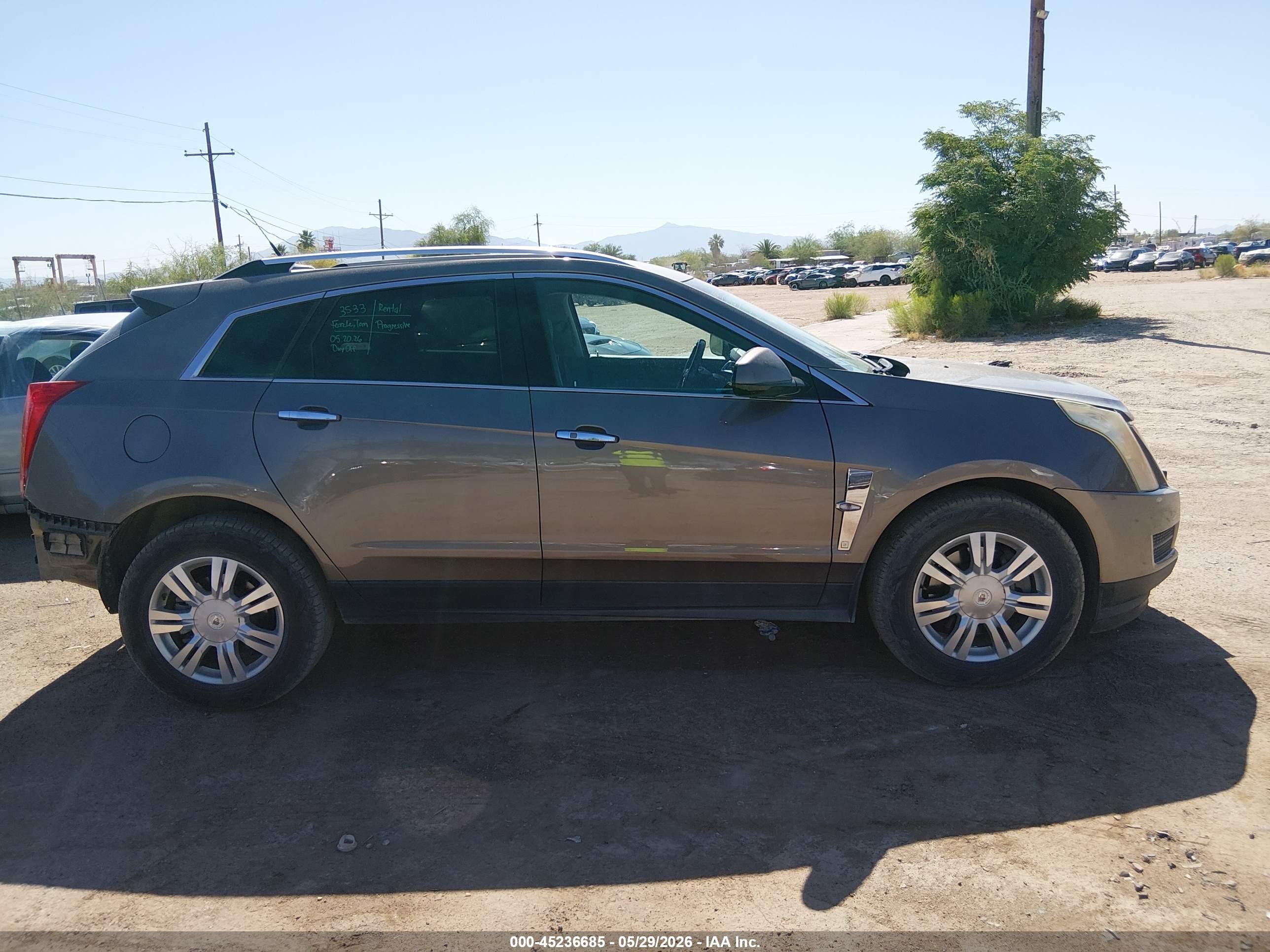 2011 Cadillac Srx Luxury Collection Beige vin: 3GYFNAEY1BS649084