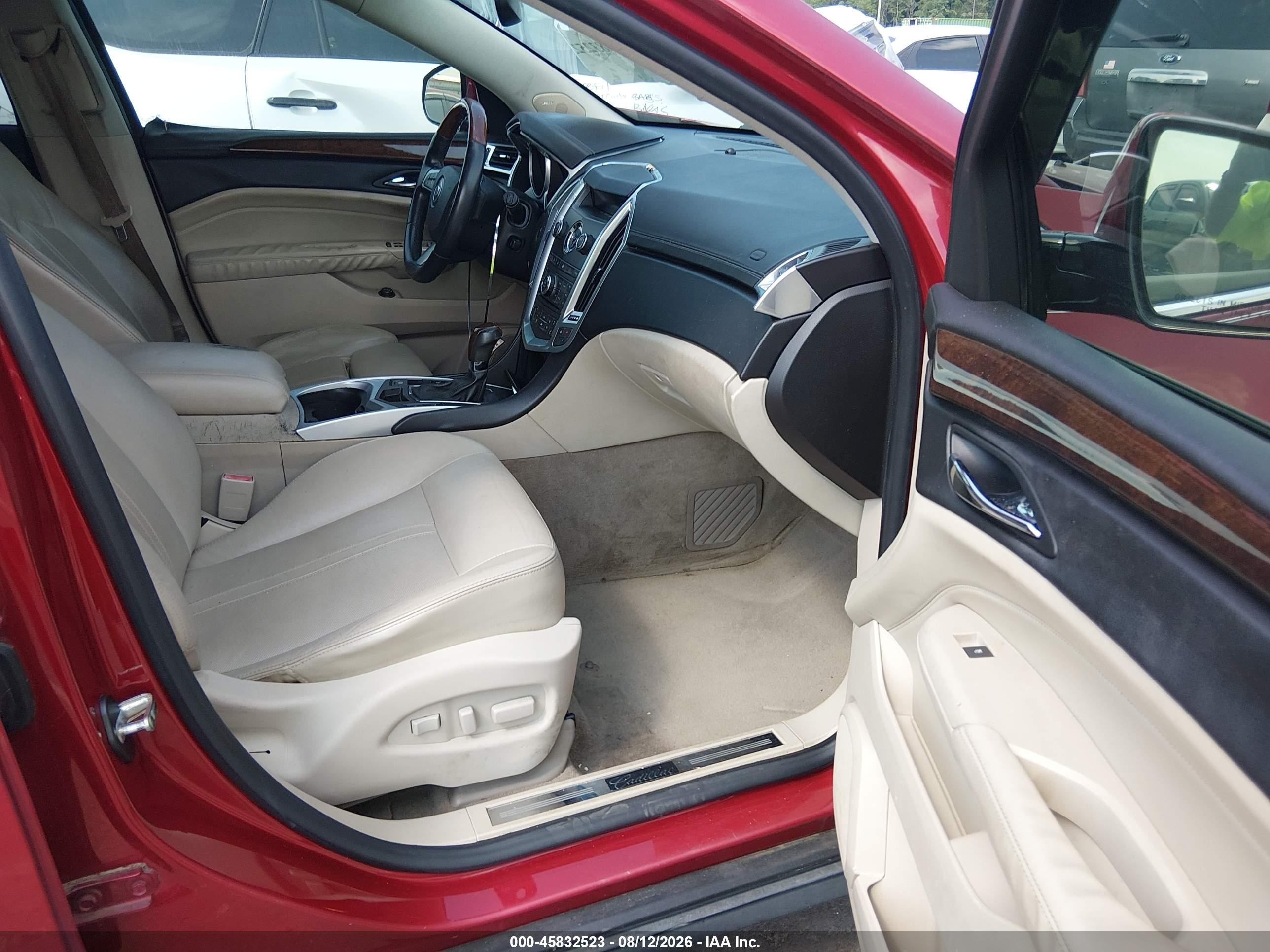 2010 Cadillac Srx Luxury Collection Красный vin: 3GYFNAEY2AS542656