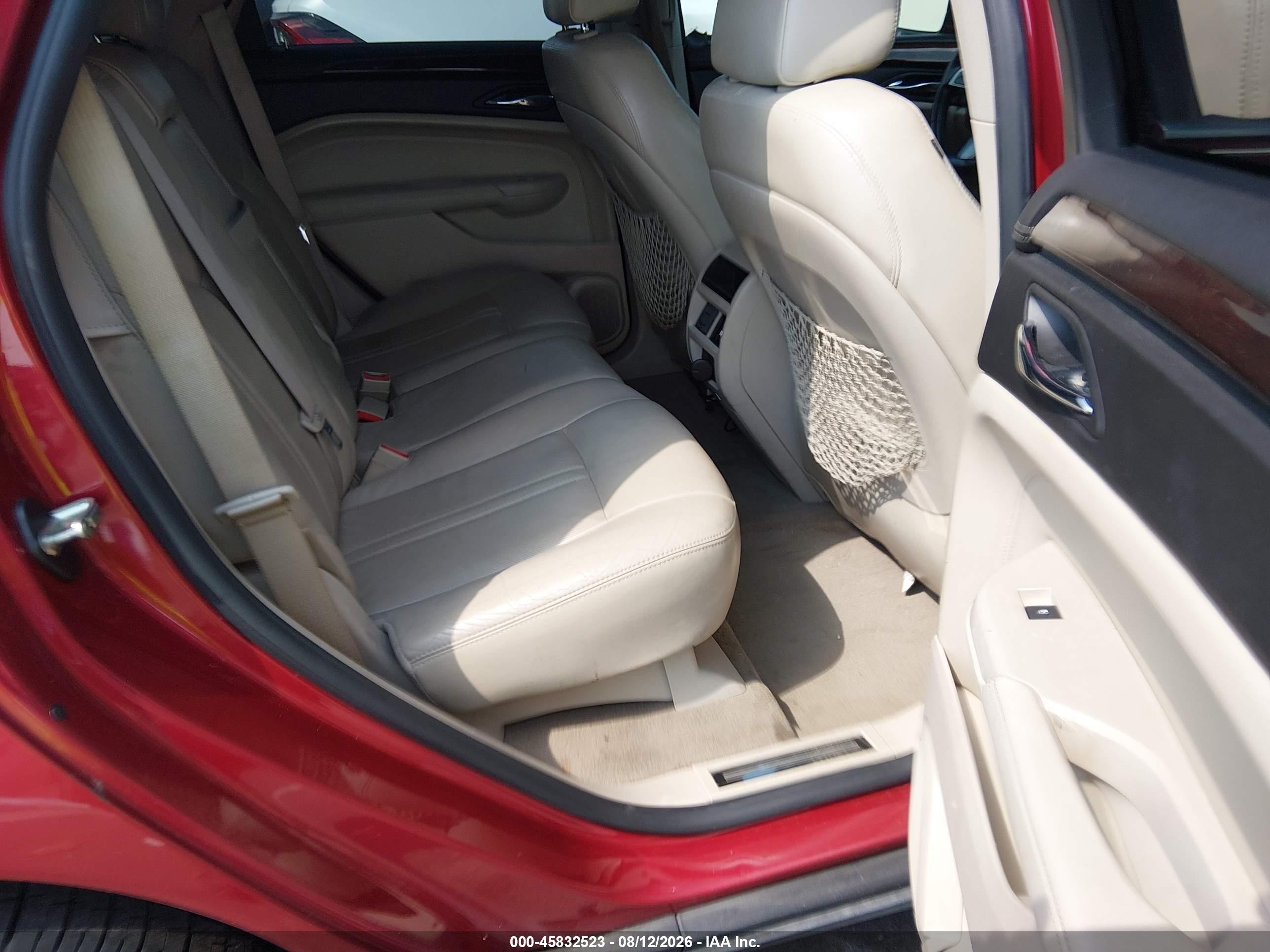 2010 Cadillac Srx Luxury Collection Красный vin: 3GYFNAEY2AS542656