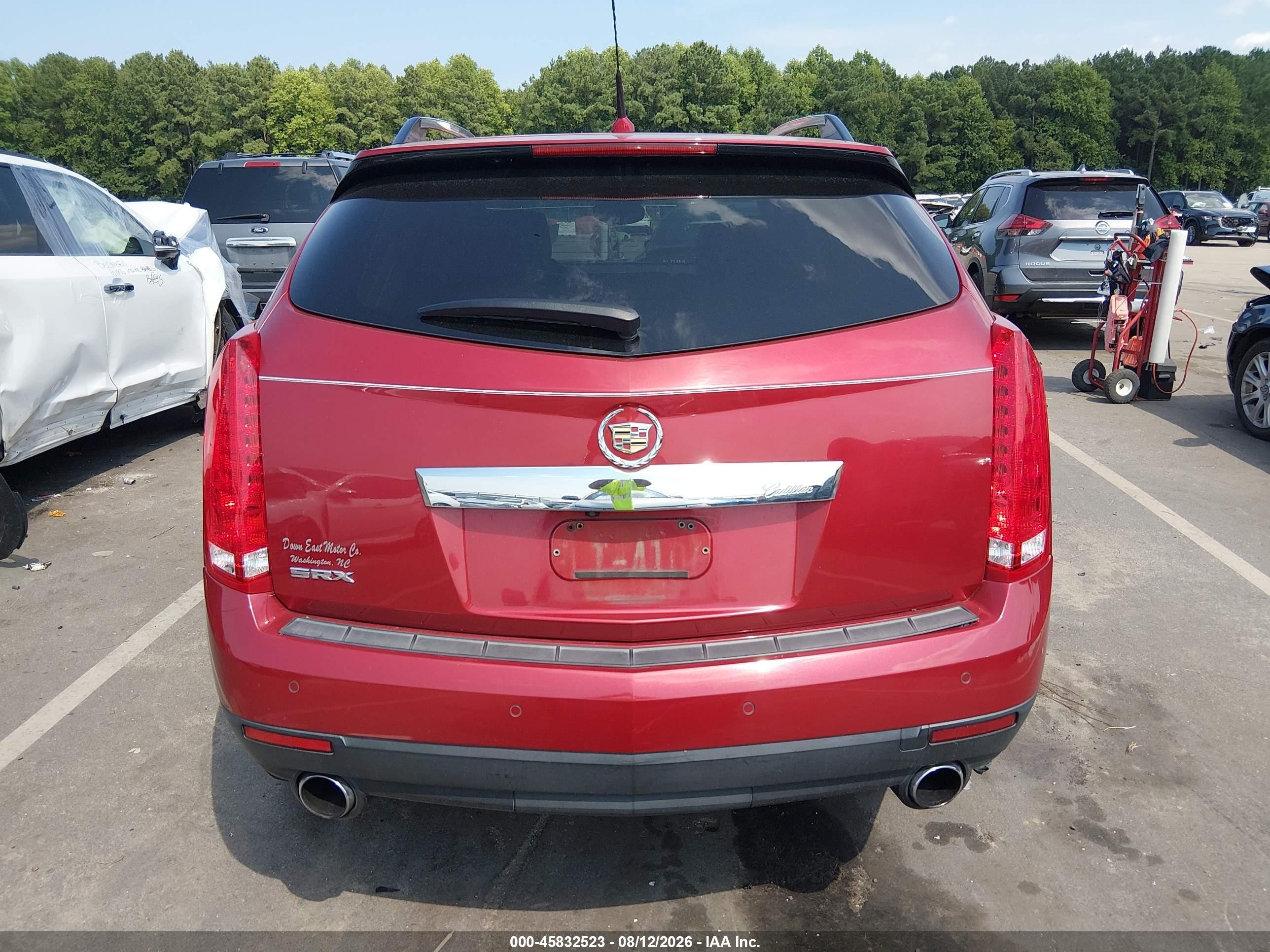 2010 Cadillac Srx Luxury Collection Красный vin: 3GYFNAEY2AS542656