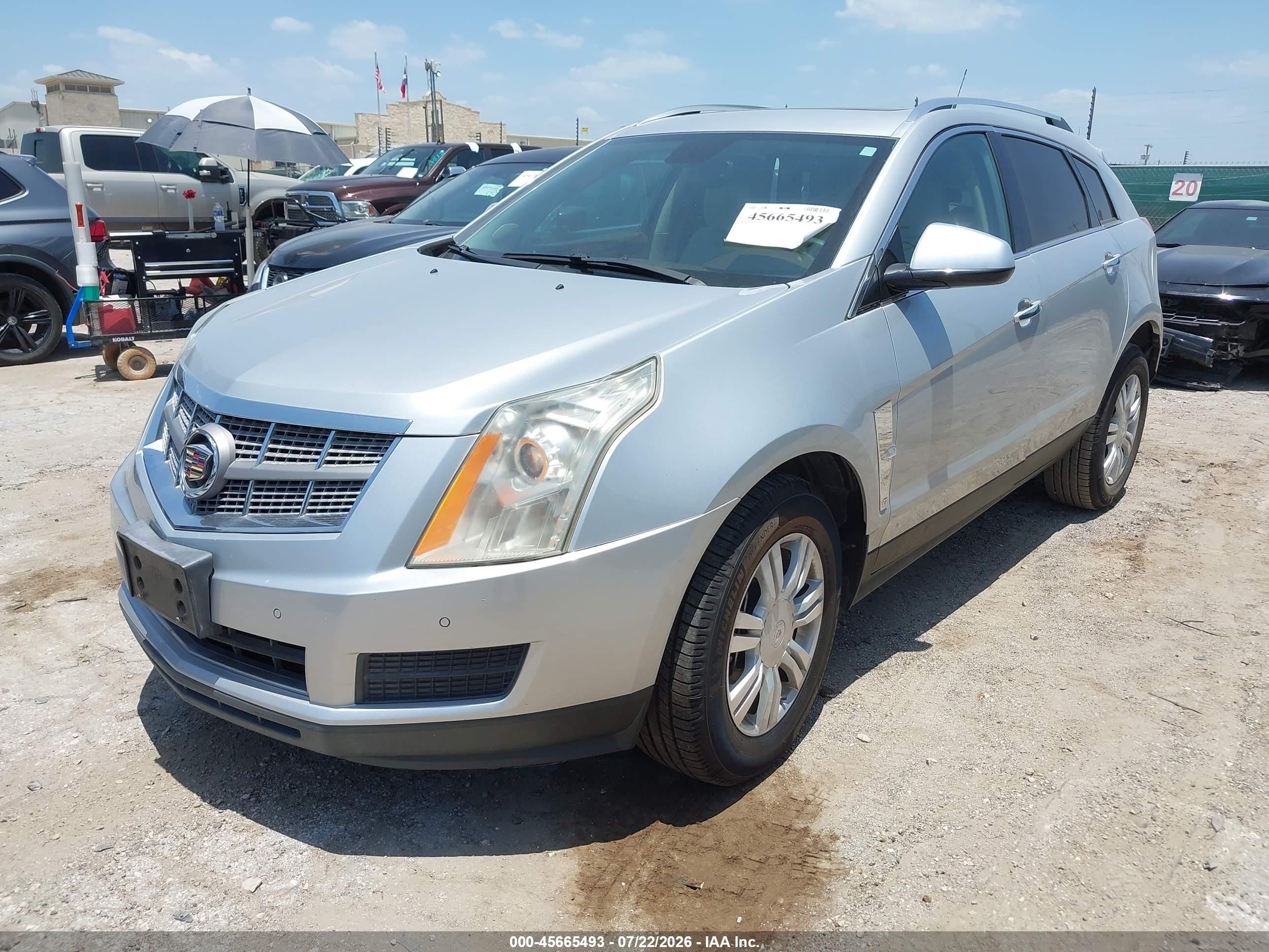 2010 Cadillac Srx Luxury Collection Silver vin: 3GYFNAEY2AS543919