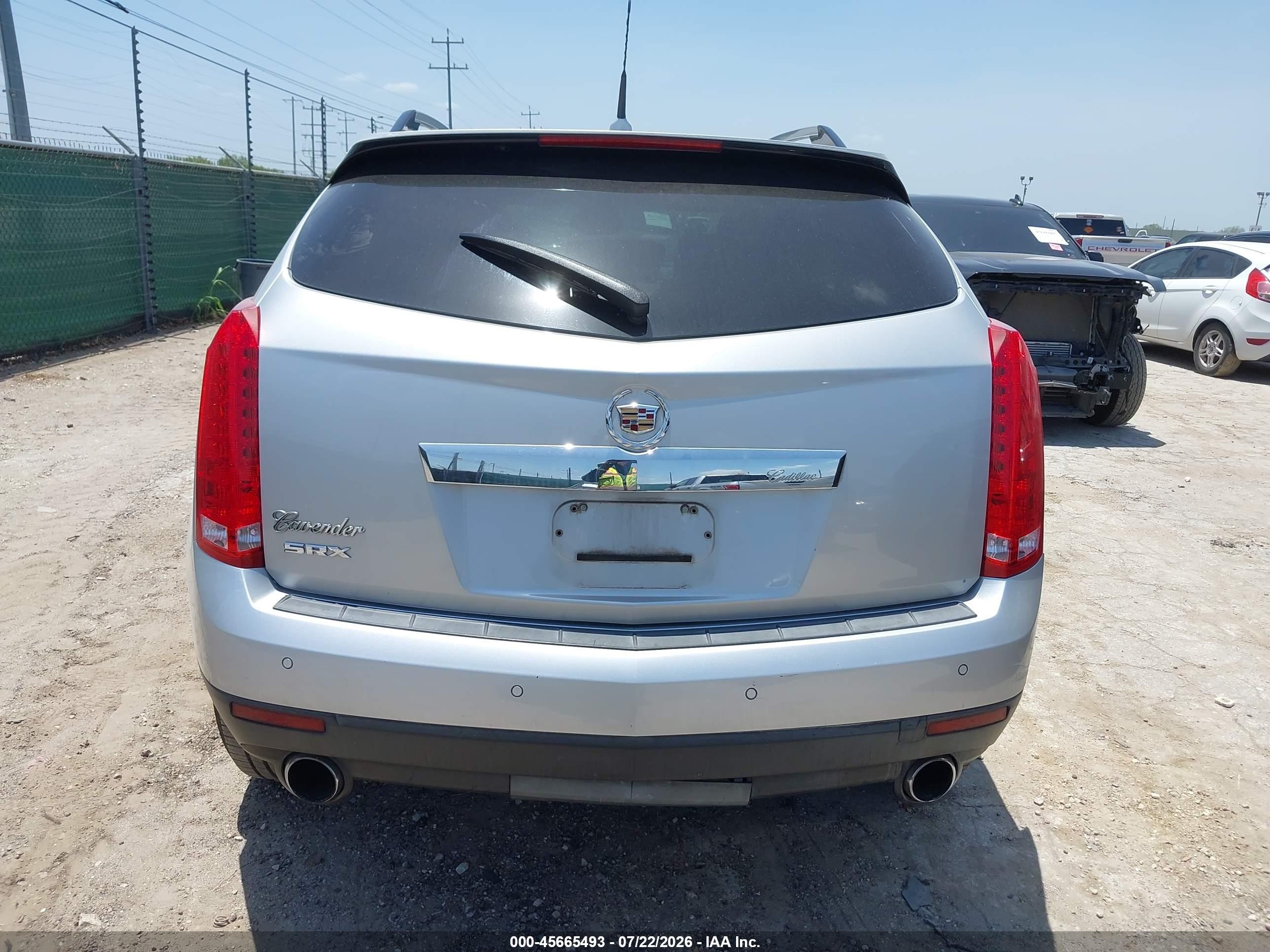 2010 Cadillac Srx Luxury Collection Silver vin: 3GYFNAEY2AS543919