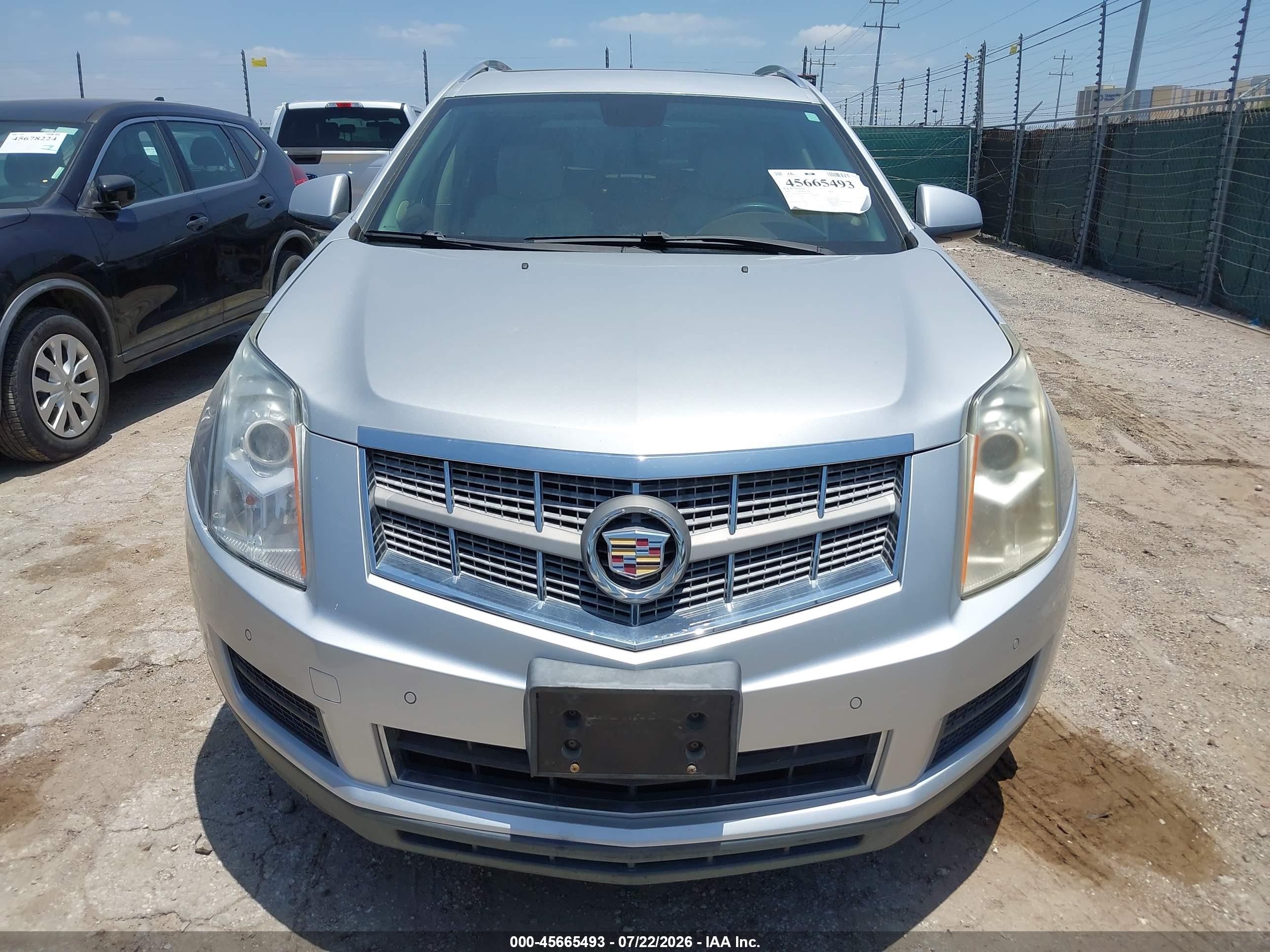 2010 Cadillac Srx Luxury Collection Silver vin: 3GYFNAEY2AS543919