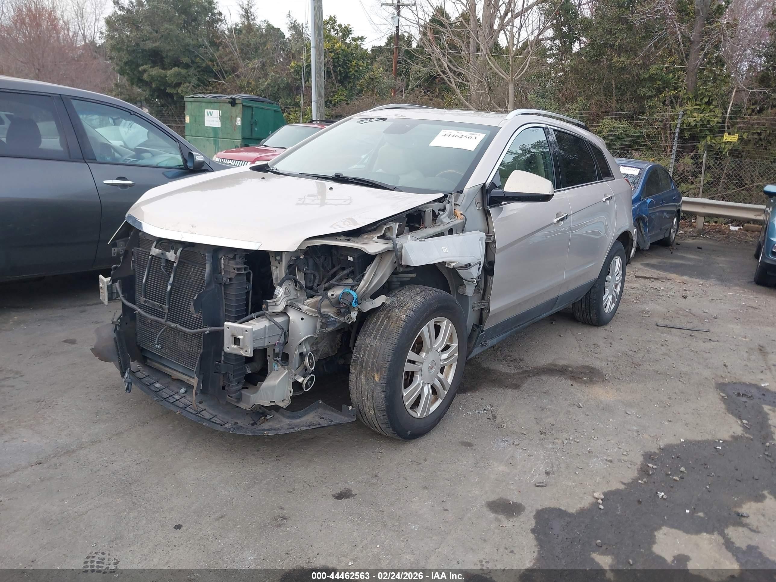 2010 Cadillac Srx Luxury Collection Белый vin: 3GYFNAEY2AS556184