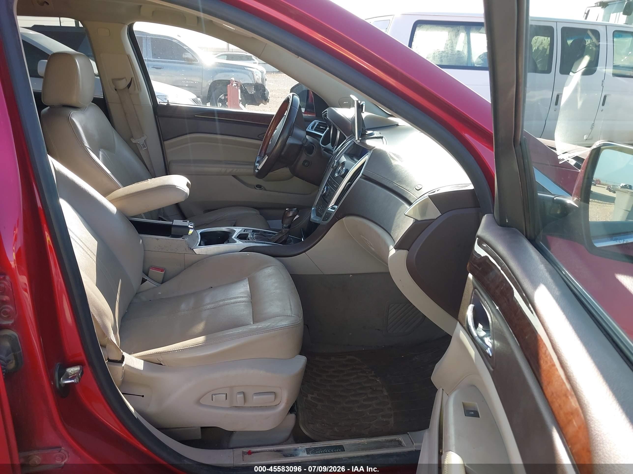 2010 Cadillac Srx Luxury Collection Бордовый vin: 3GYFNAEY2AS604508