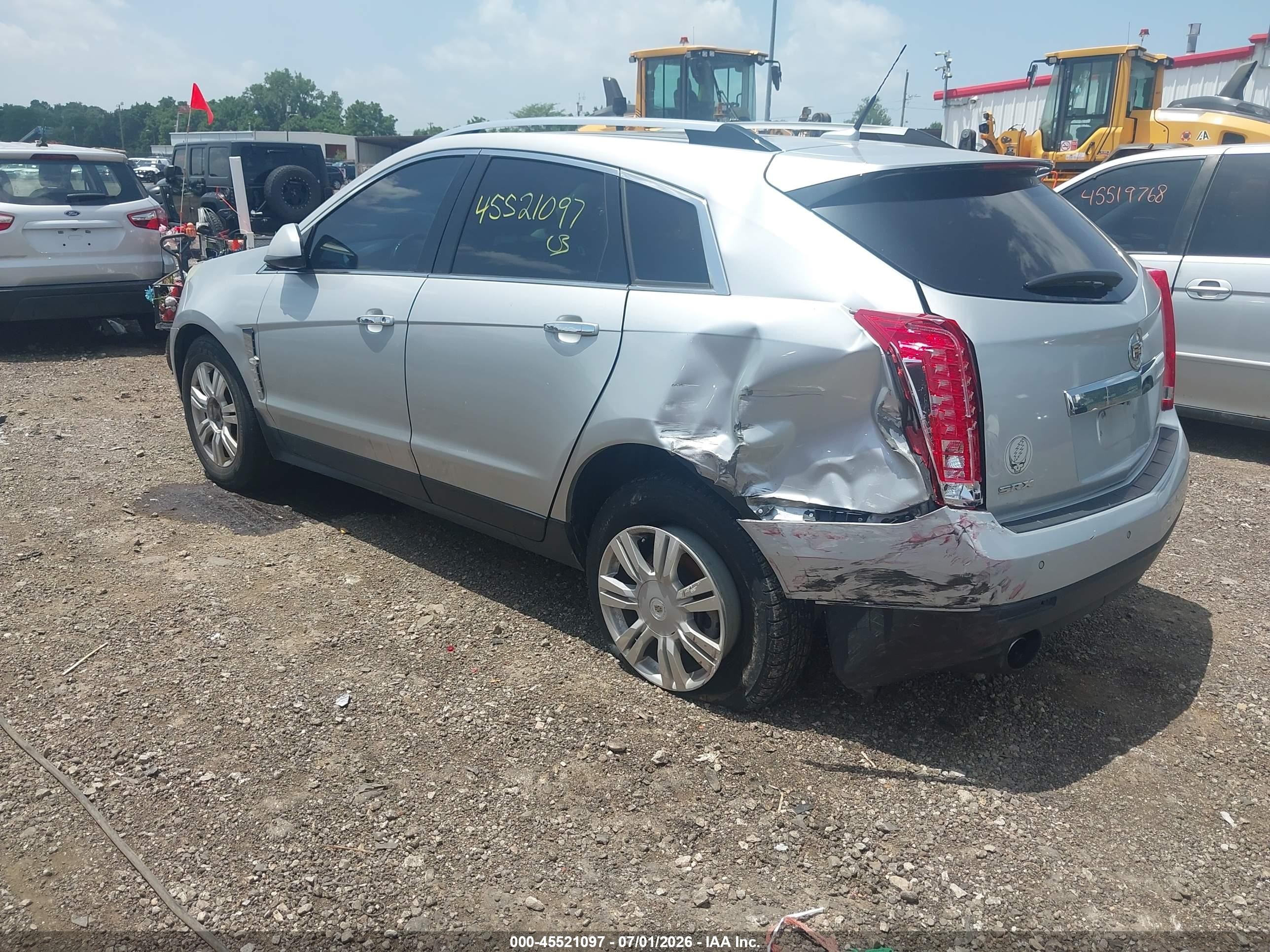 2011 Cadillac Srx Luxury Collection Silver vin: 3GYFNAEY2BS609077