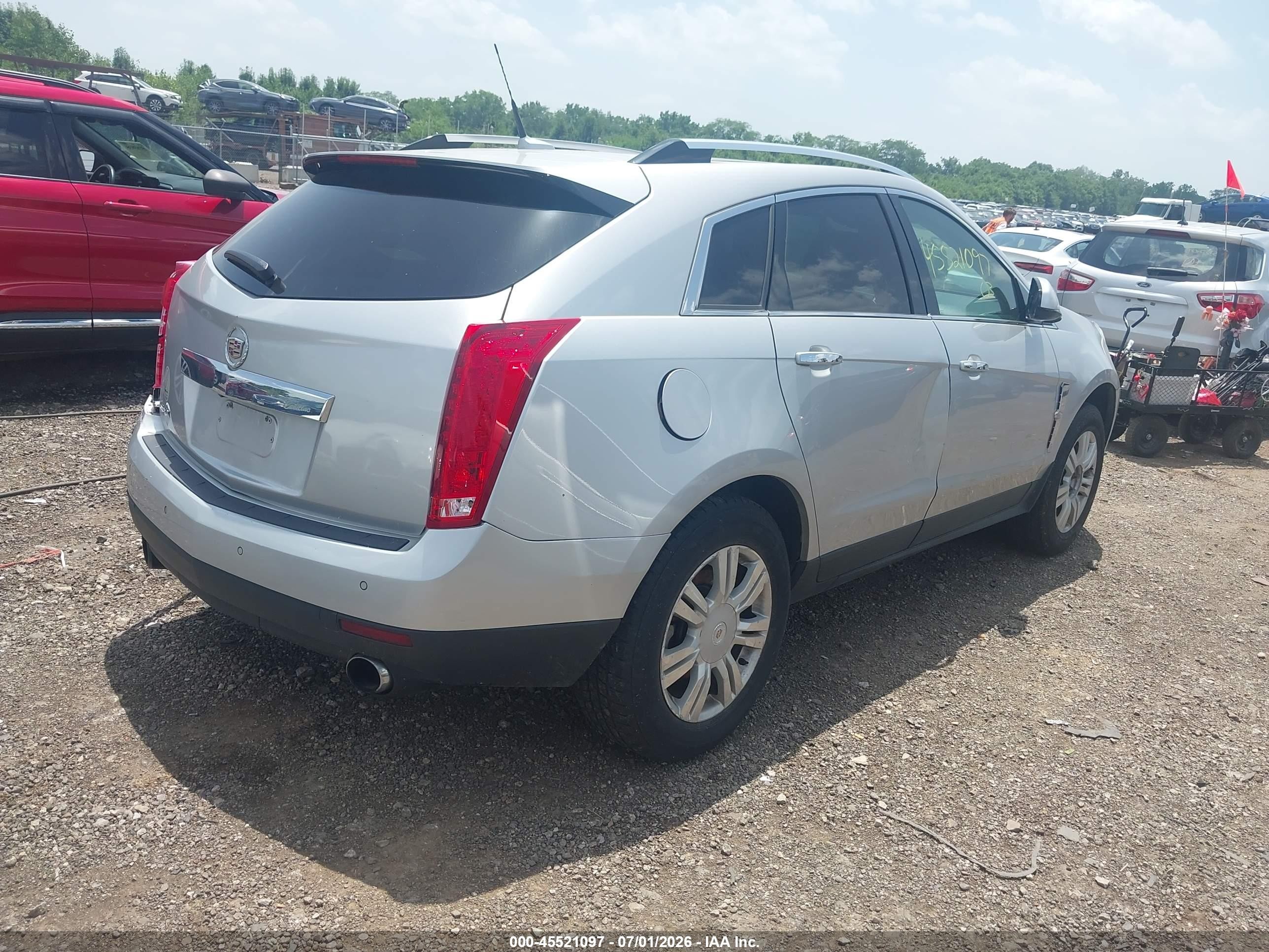 2011 Cadillac Srx Luxury Collection Silver vin: 3GYFNAEY2BS609077