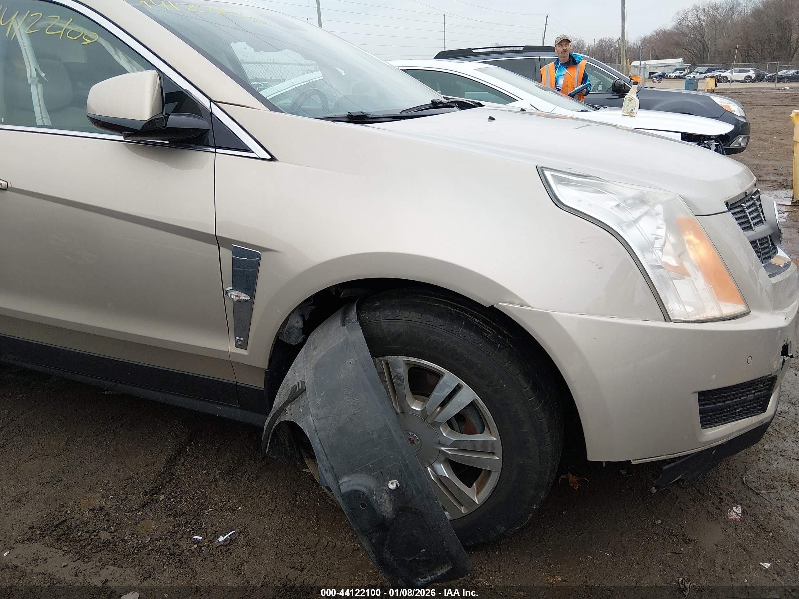 2010 Cadillac Srx Luxury Collection Золотой vin: 3GYFNAEY3AS510735