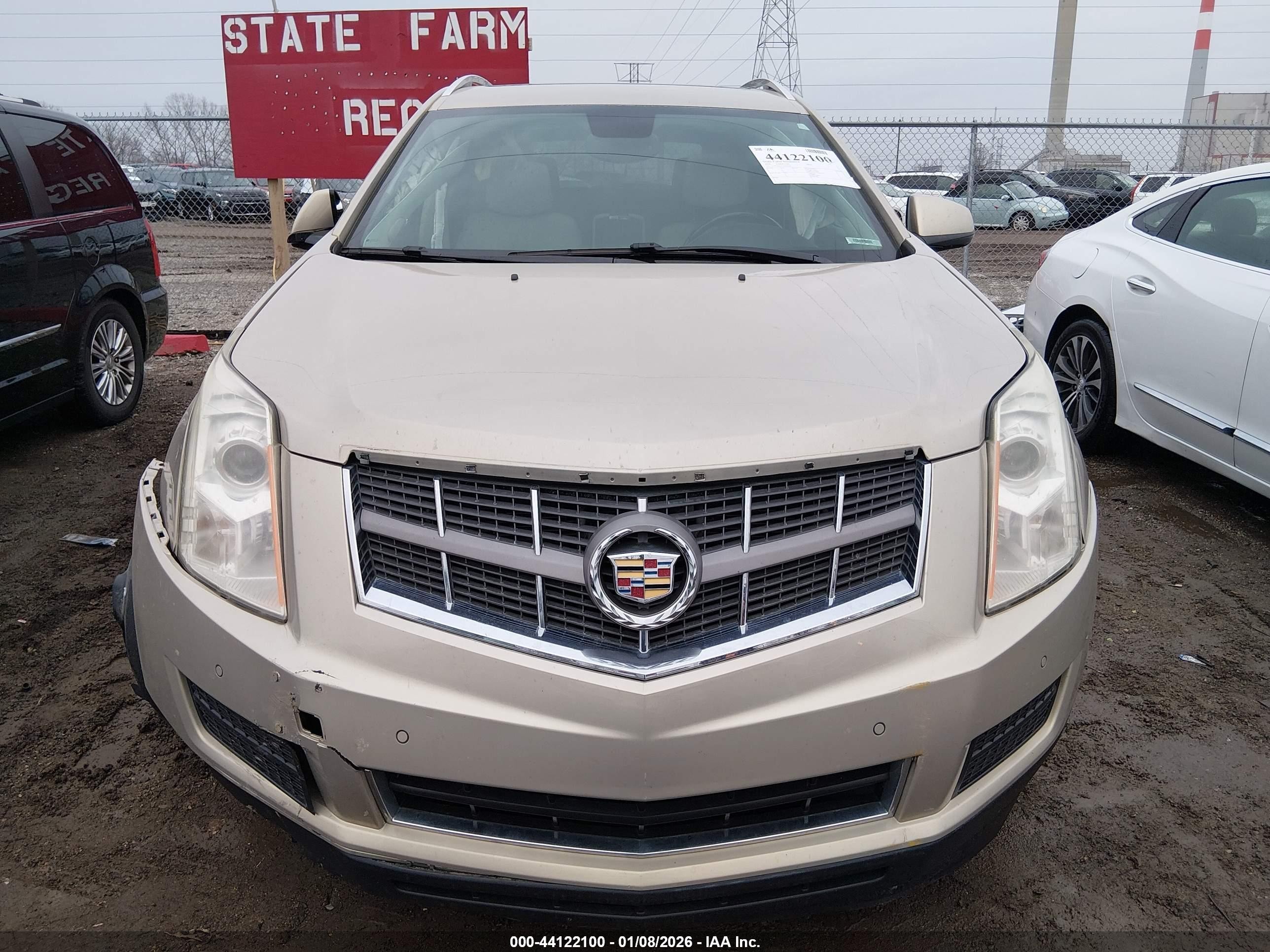 2010 Cadillac Srx Luxury Collection Золотой vin: 3GYFNAEY3AS510735