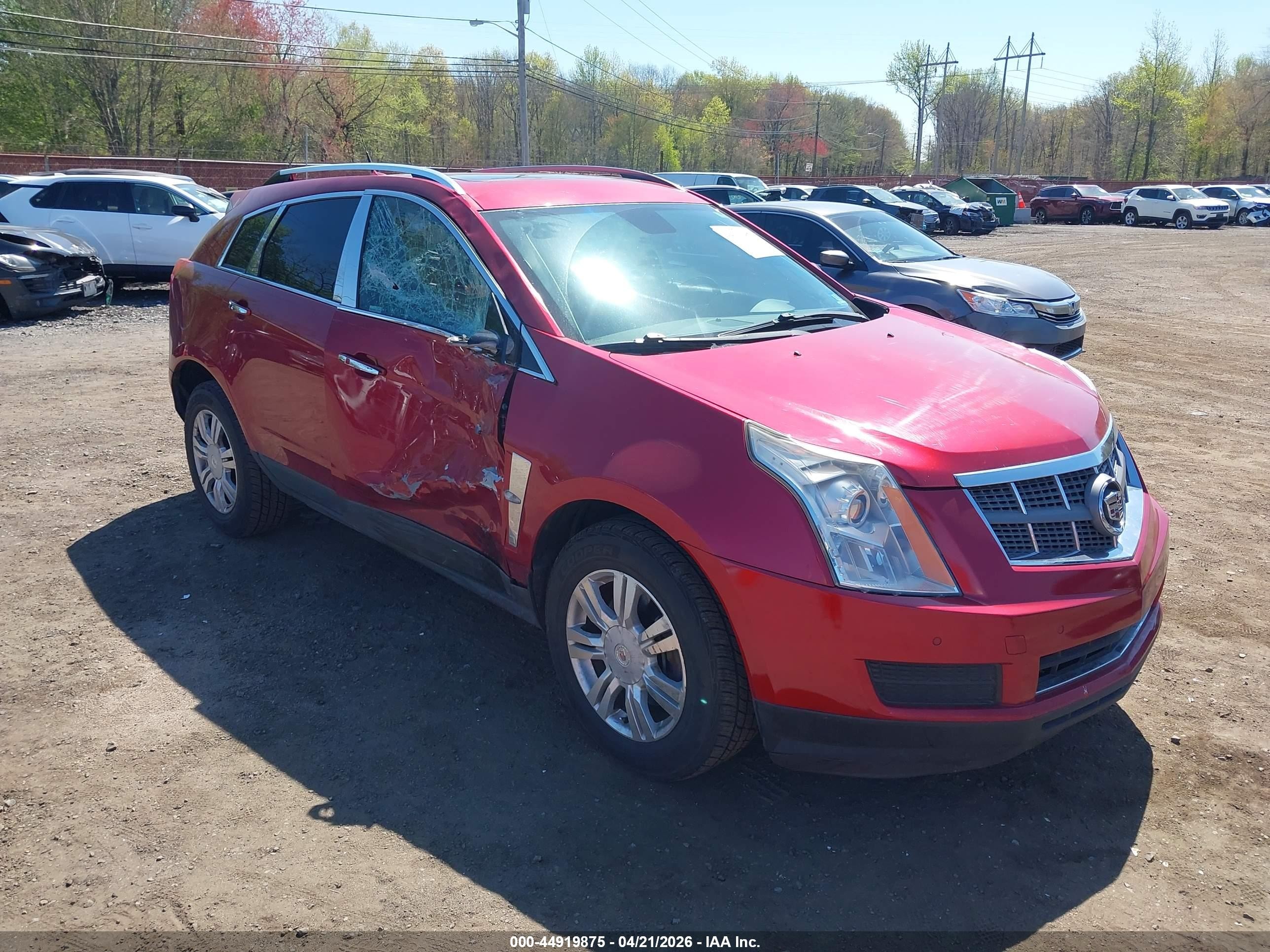 2011 Cadillac Srx Luxury Collection Red vin: 3GYFNAEY3BS524636