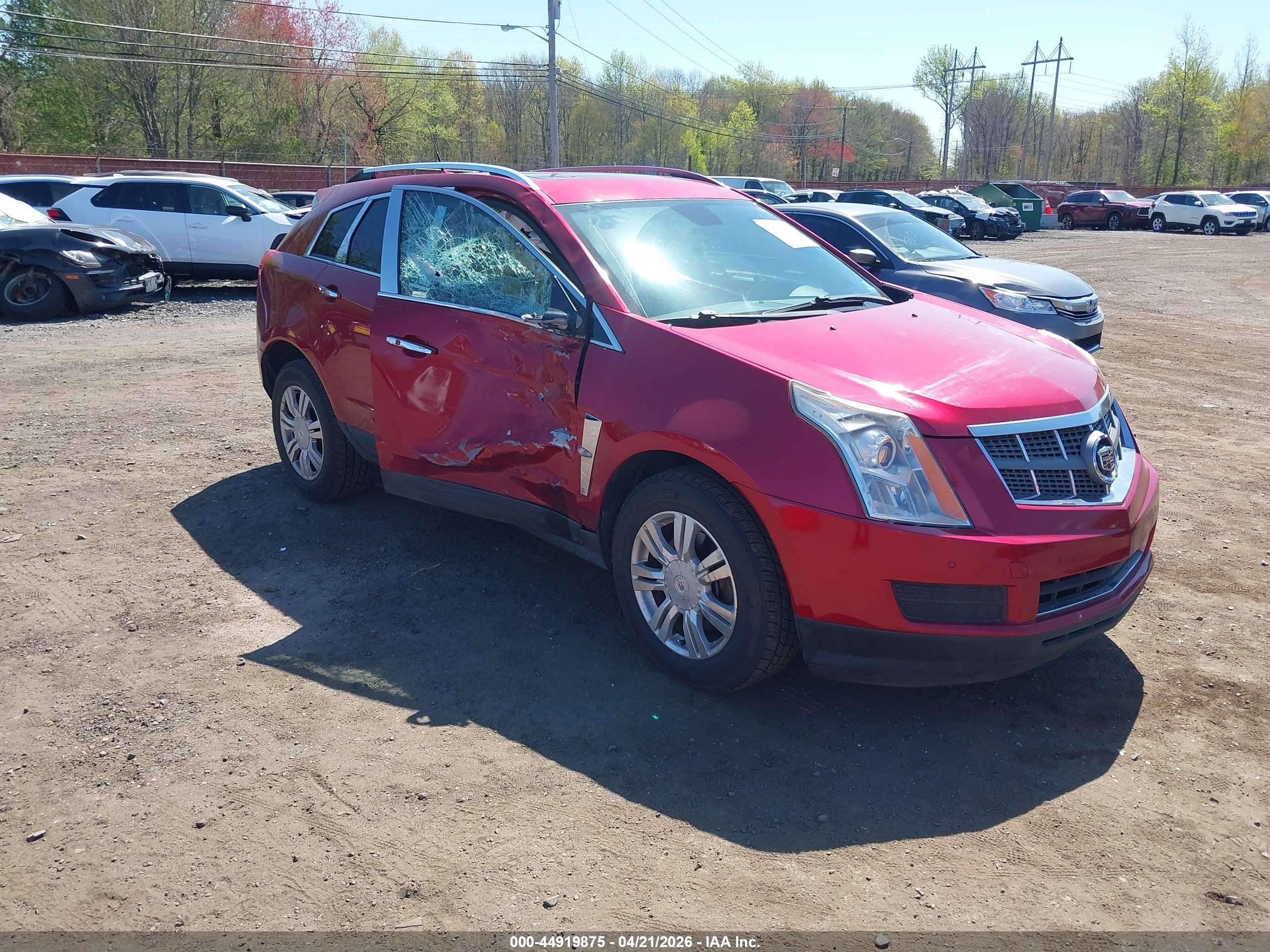 2011 Cadillac Srx Luxury Collection Red vin: 3GYFNAEY3BS524636