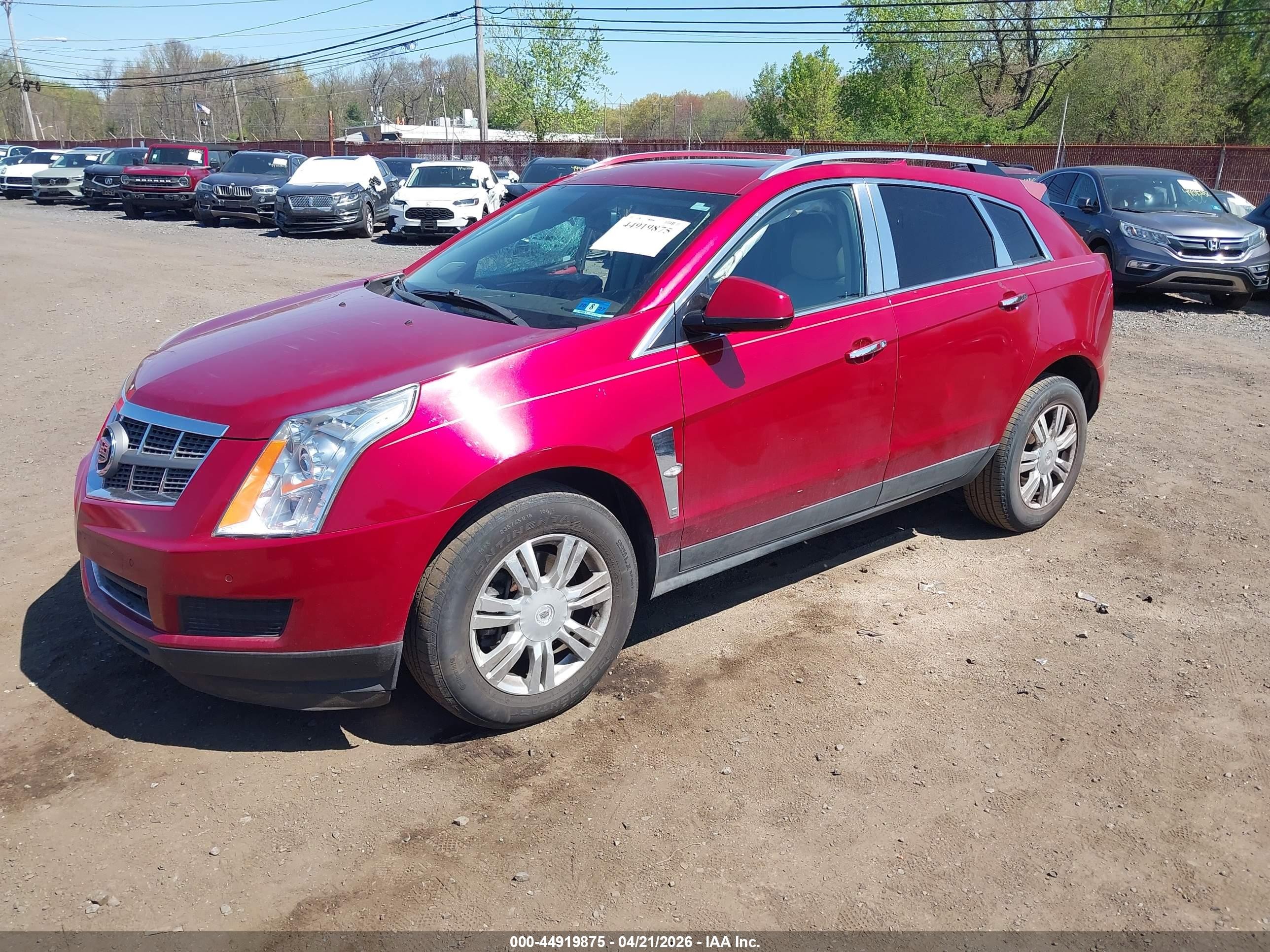 2011 Cadillac Srx Luxury Collection Red vin: 3GYFNAEY3BS524636