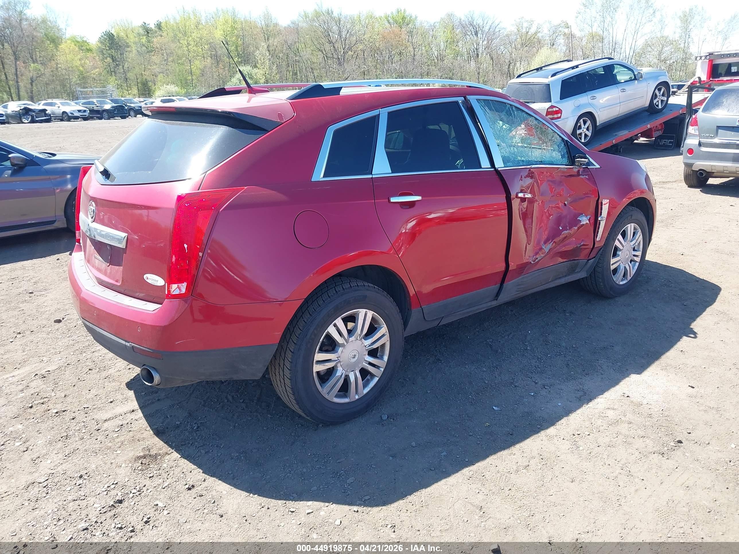 2011 Cadillac Srx Luxury Collection Red vin: 3GYFNAEY3BS524636