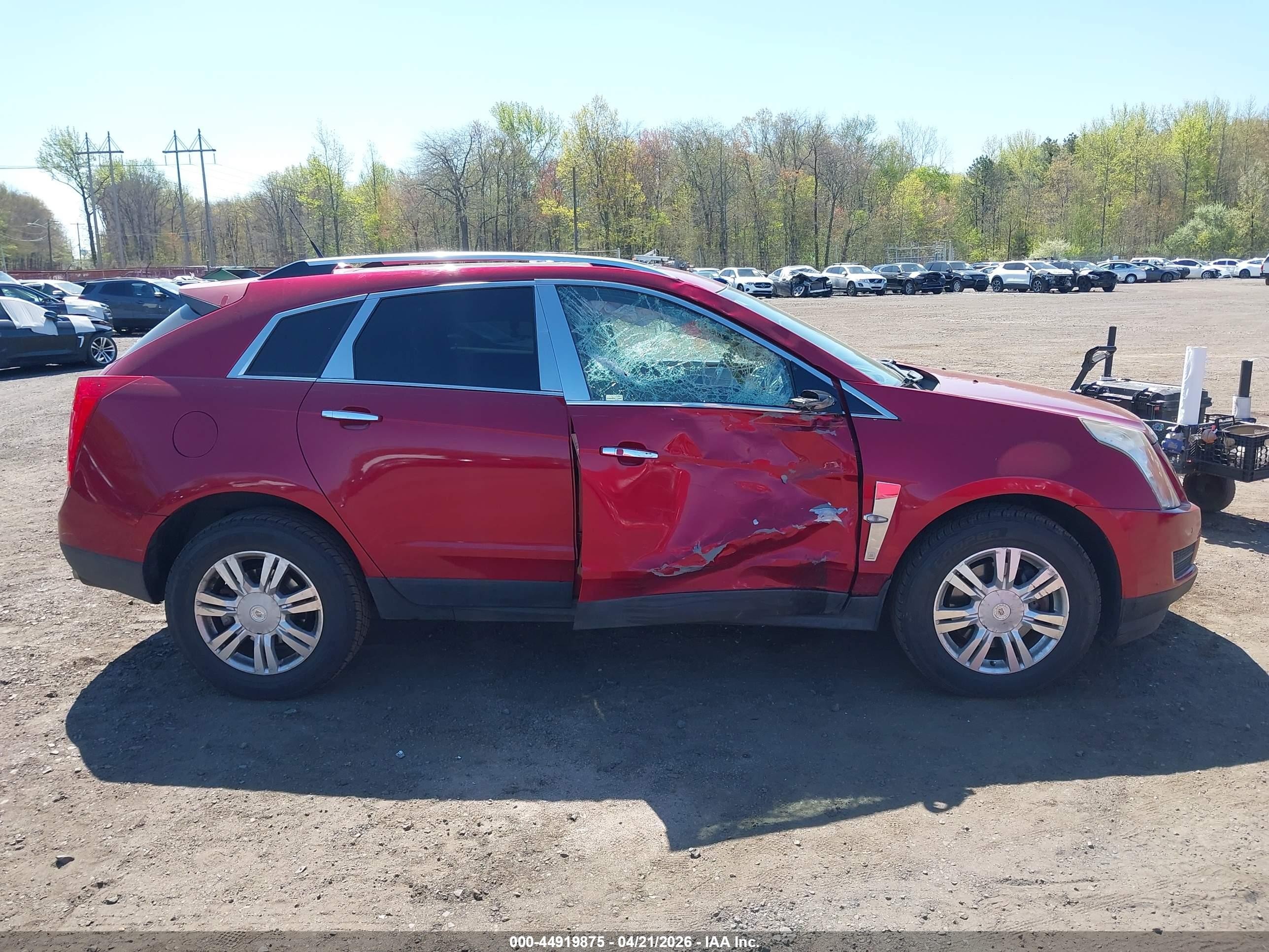 2011 Cadillac Srx Luxury Collection Red vin: 3GYFNAEY3BS524636