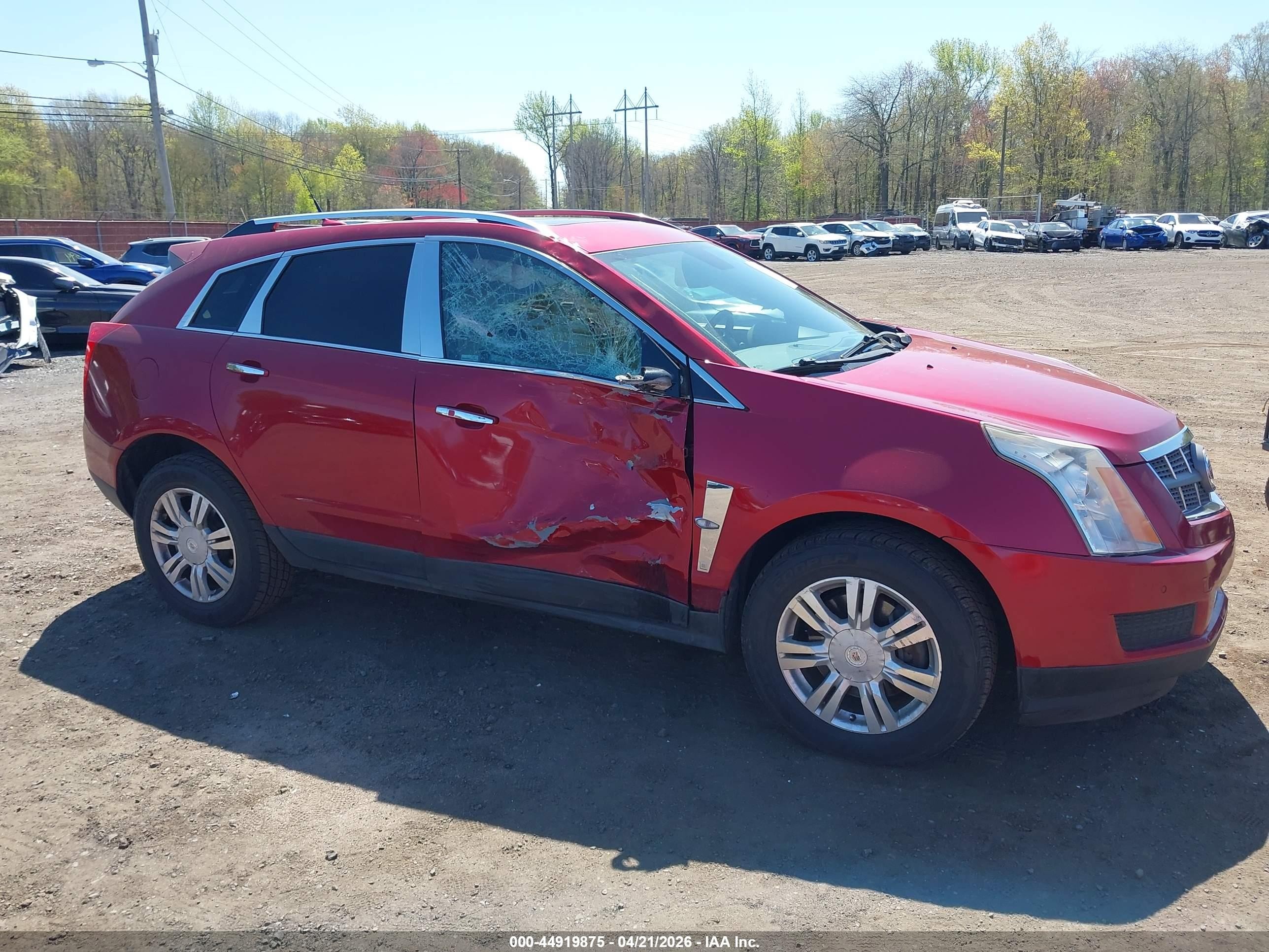 2011 Cadillac Srx Luxury Collection Red vin: 3GYFNAEY3BS524636