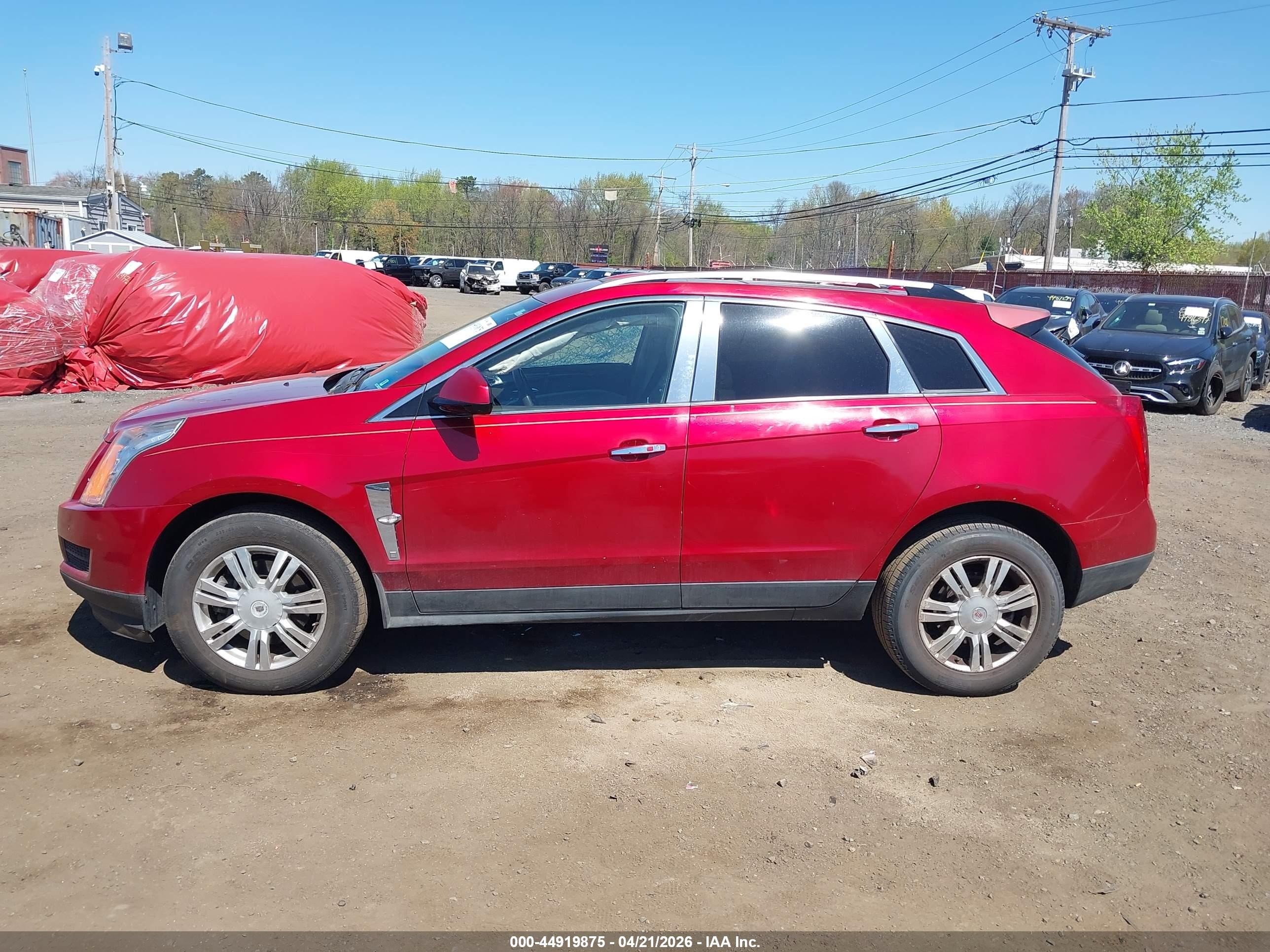 2011 Cadillac Srx Luxury Collection Red vin: 3GYFNAEY3BS524636