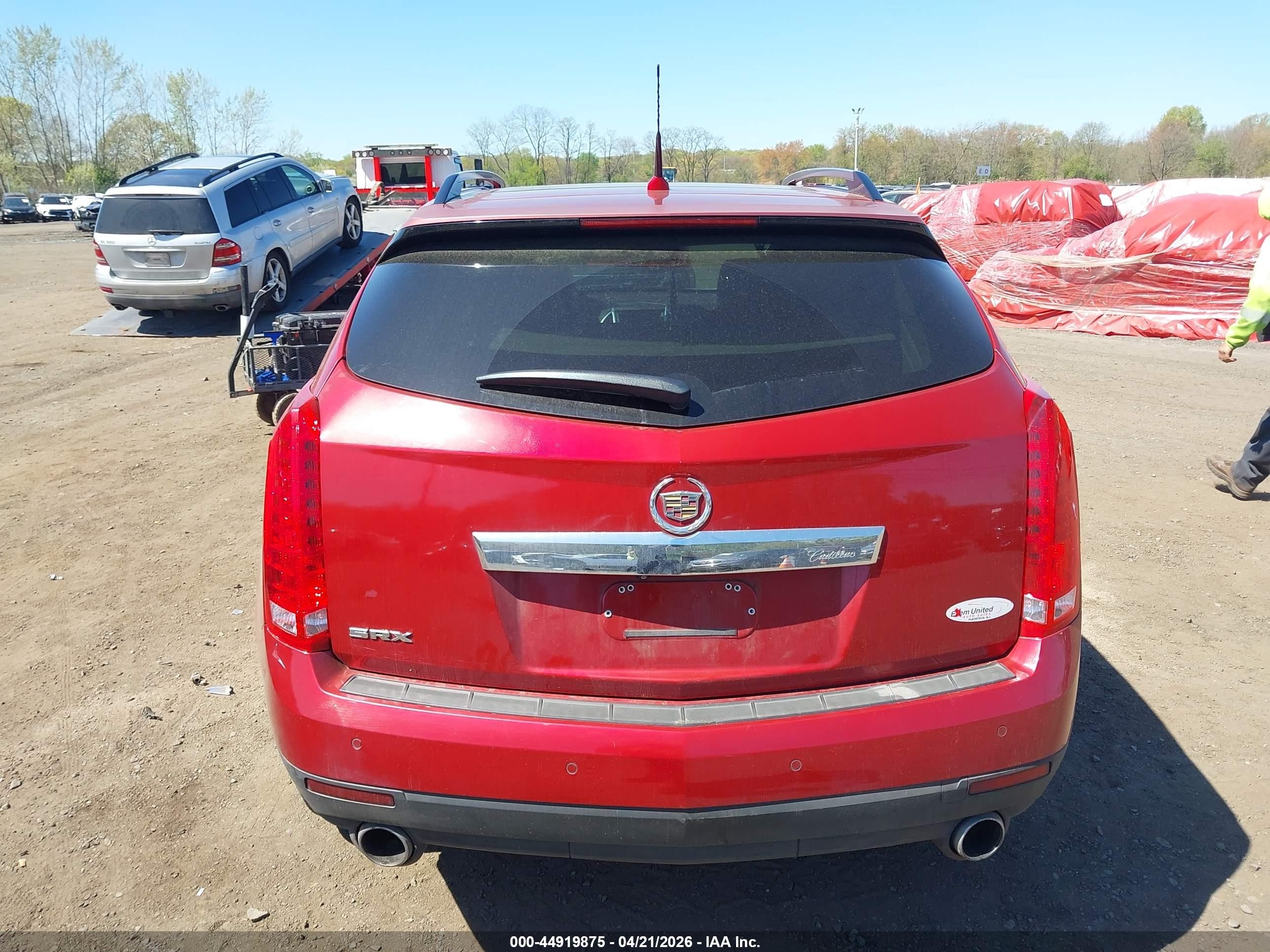 2011 Cadillac Srx Luxury Collection Red vin: 3GYFNAEY3BS524636