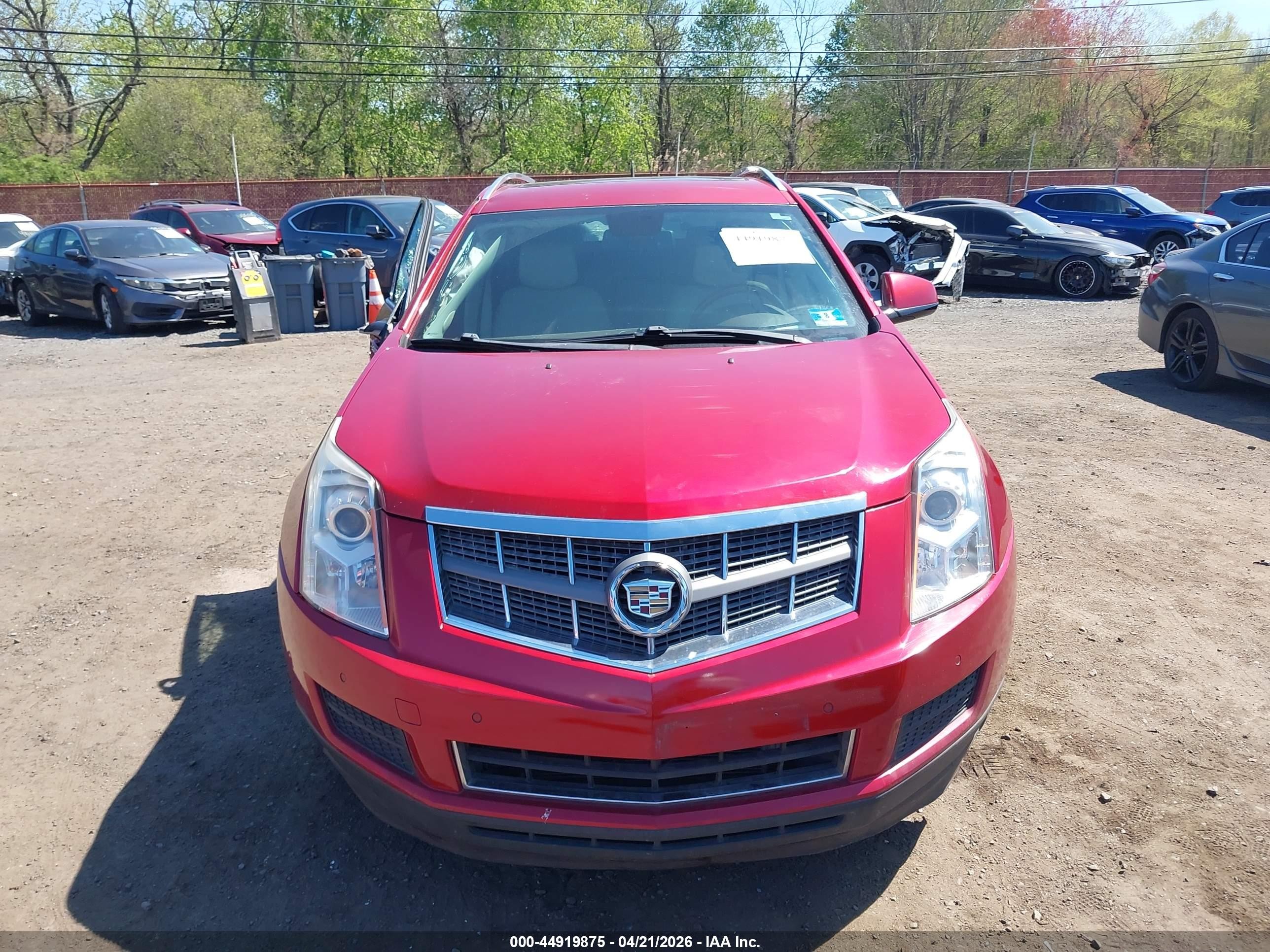 2011 Cadillac Srx Luxury Collection Red vin: 3GYFNAEY3BS524636
