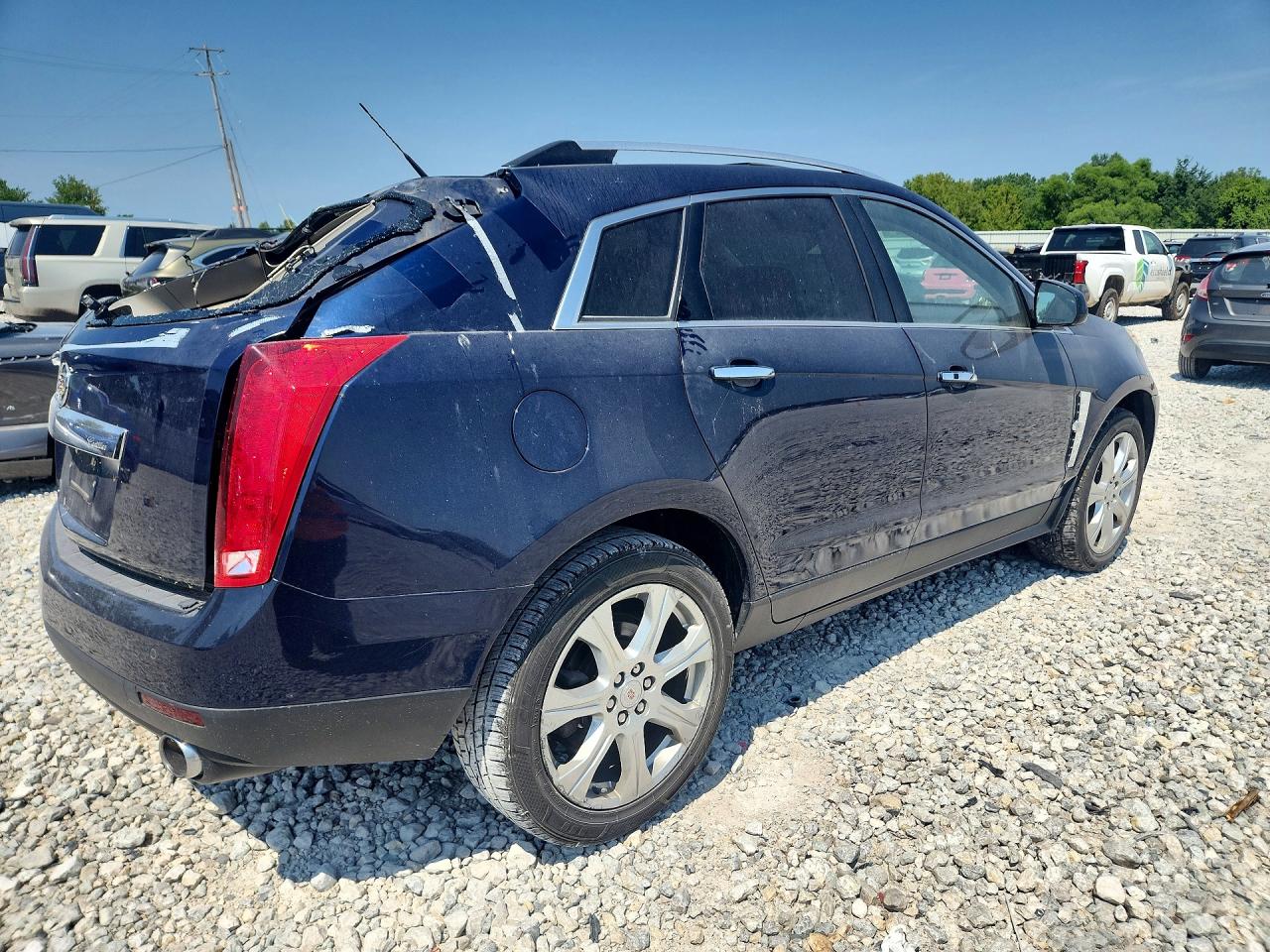 2011 Cadillac Srx Luxury Collection Blue vin: 3GYFNAEY3BS648471