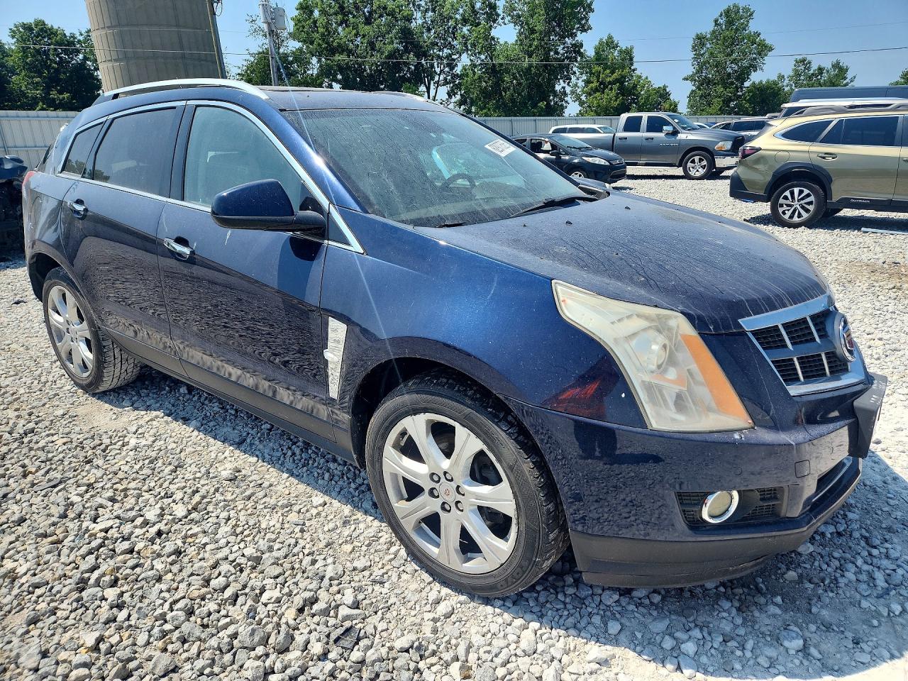 2011 Cadillac Srx Luxury Collection Blue vin: 3GYFNAEY3BS648471