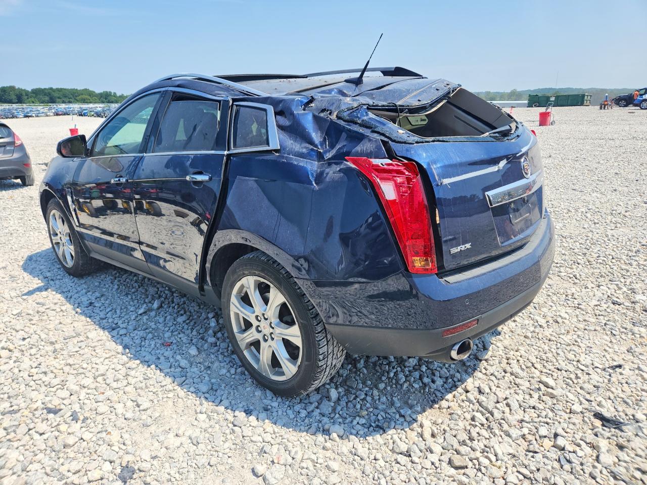2011 Cadillac Srx Luxury Collection Blue vin: 3GYFNAEY3BS648471