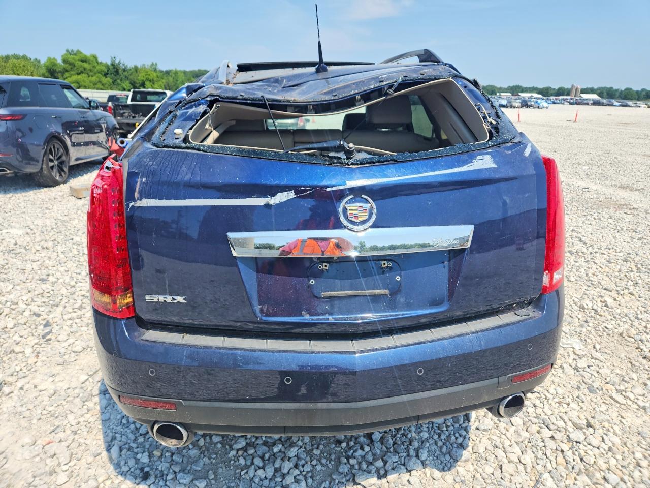 2011 Cadillac Srx Luxury Collection Blue vin: 3GYFNAEY3BS648471