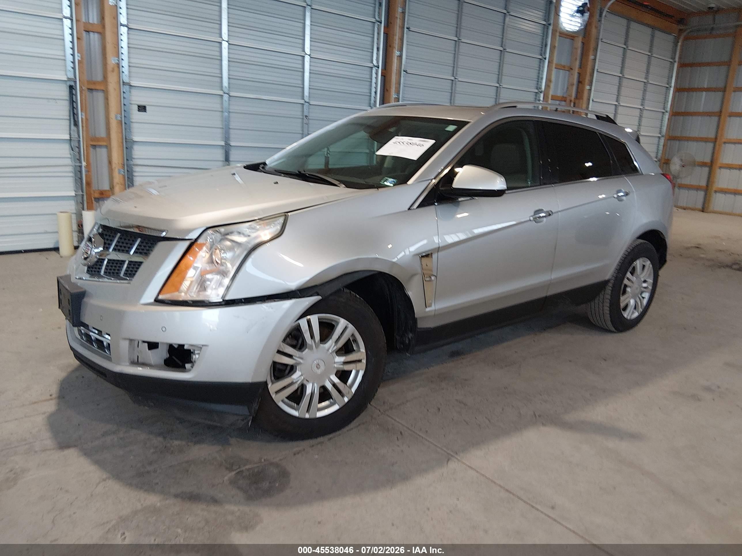 2010 Cadillac Srx Luxury Collection Silver vin: 3GYFNAEY4AS533330