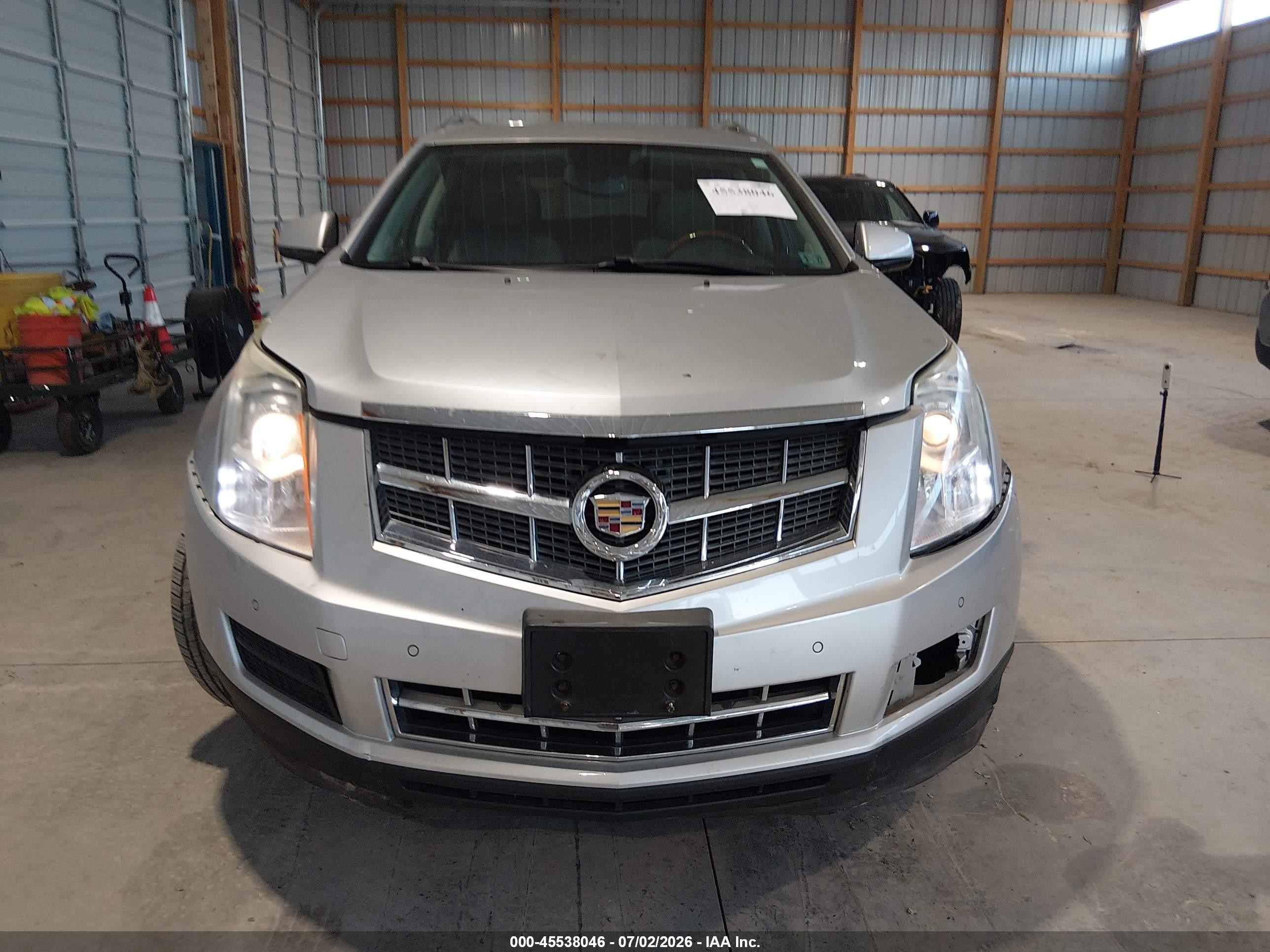 2010 Cadillac Srx Luxury Collection Silver vin: 3GYFNAEY4AS533330