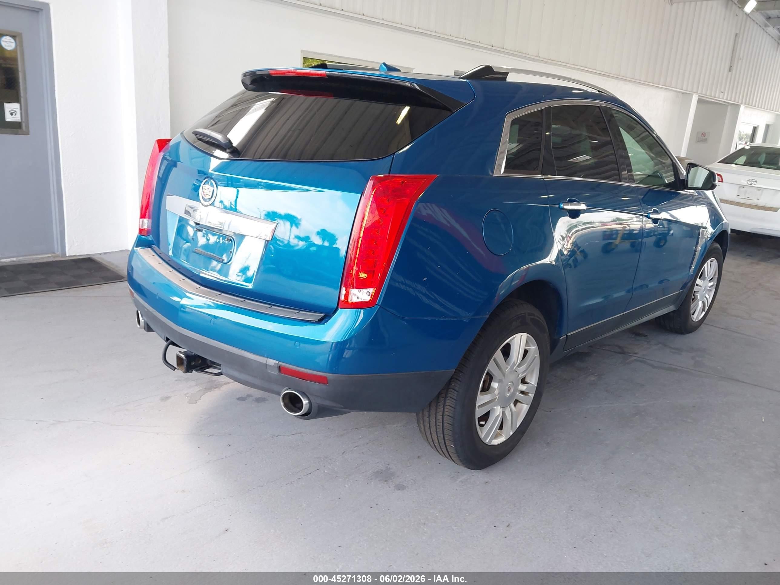 2010 Cadillac Srx Luxury Collection Blue vin: 3GYFNAEY4AS566084