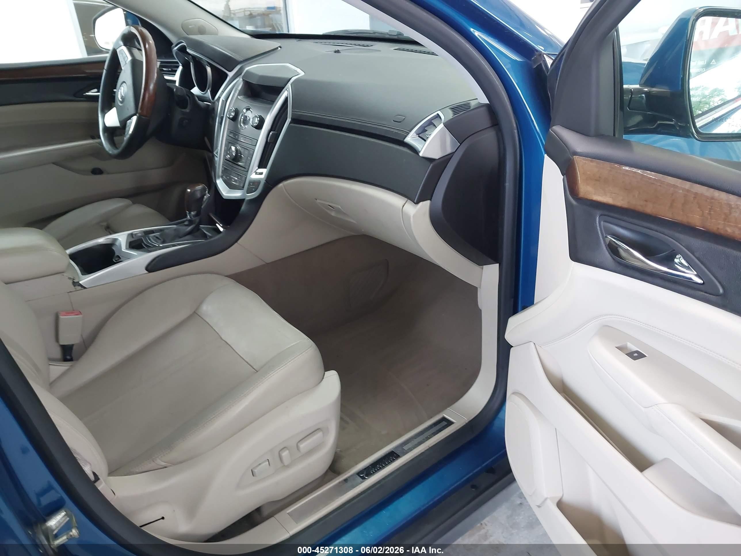 2010 Cadillac Srx Luxury Collection Blue vin: 3GYFNAEY4AS566084
